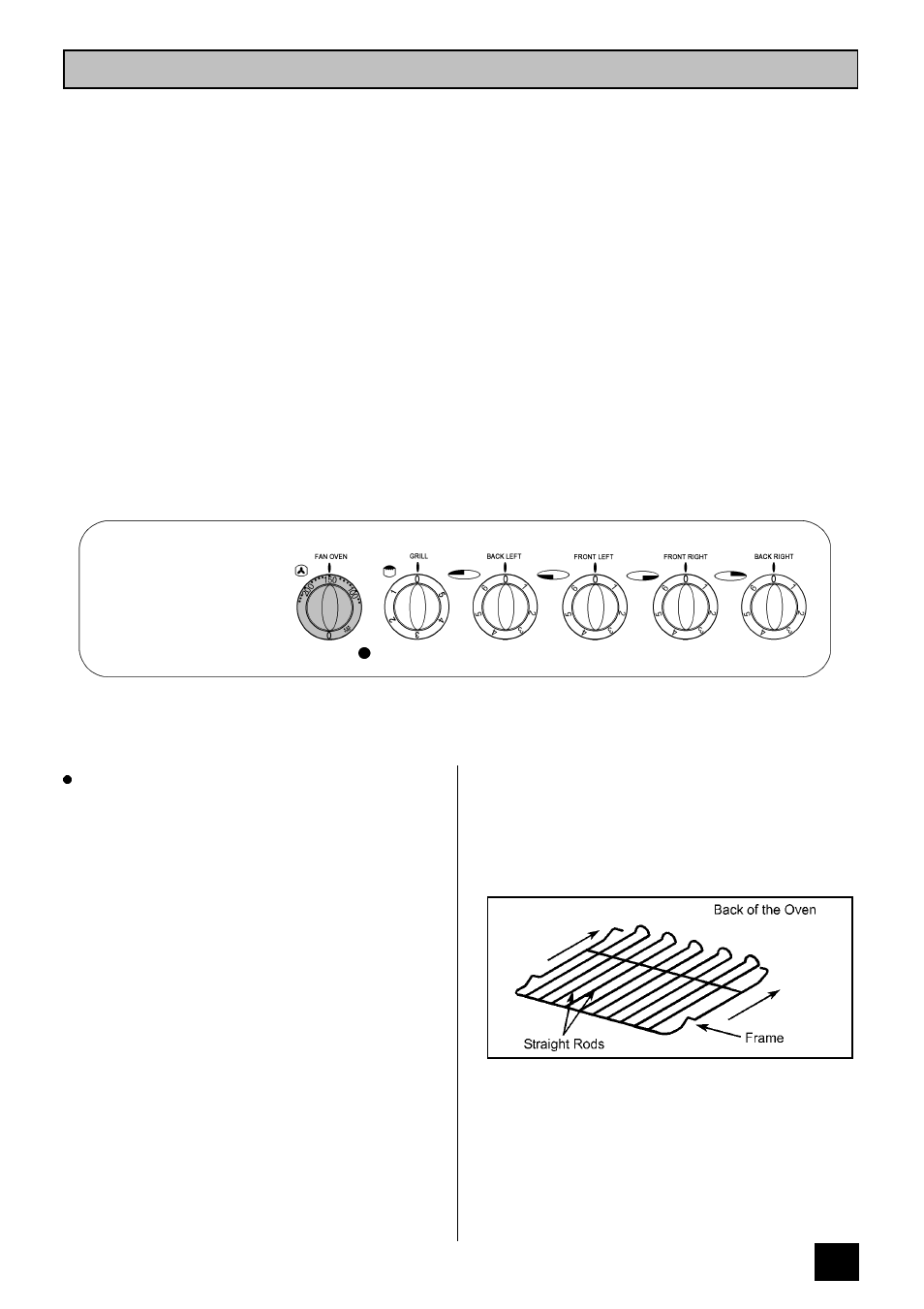 The fan oven | Tricity Bendix RE50M User Manual | Page 15 / 28