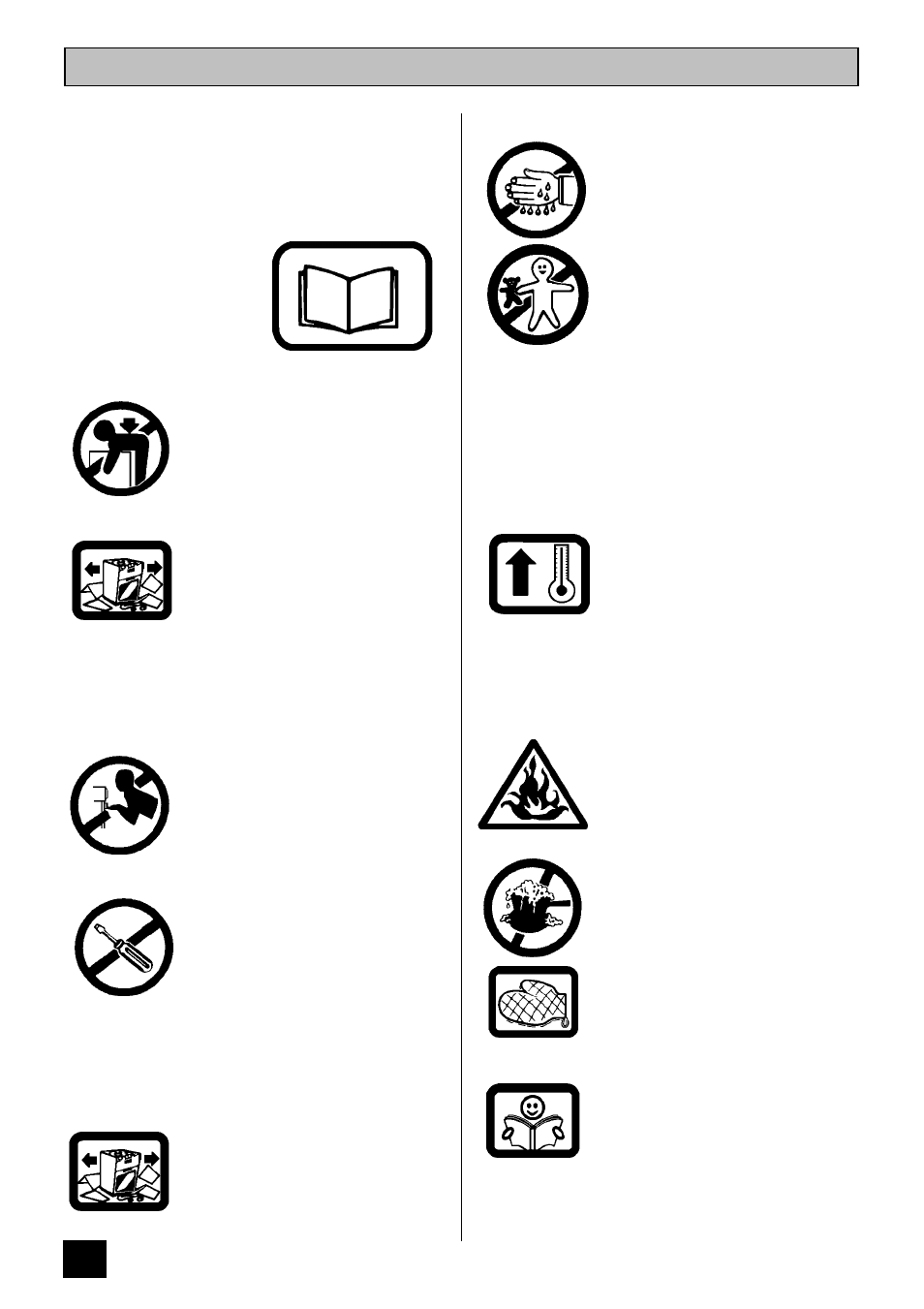 Safety | Tricity Bendix RE50M User Manual | Page 6 / 28