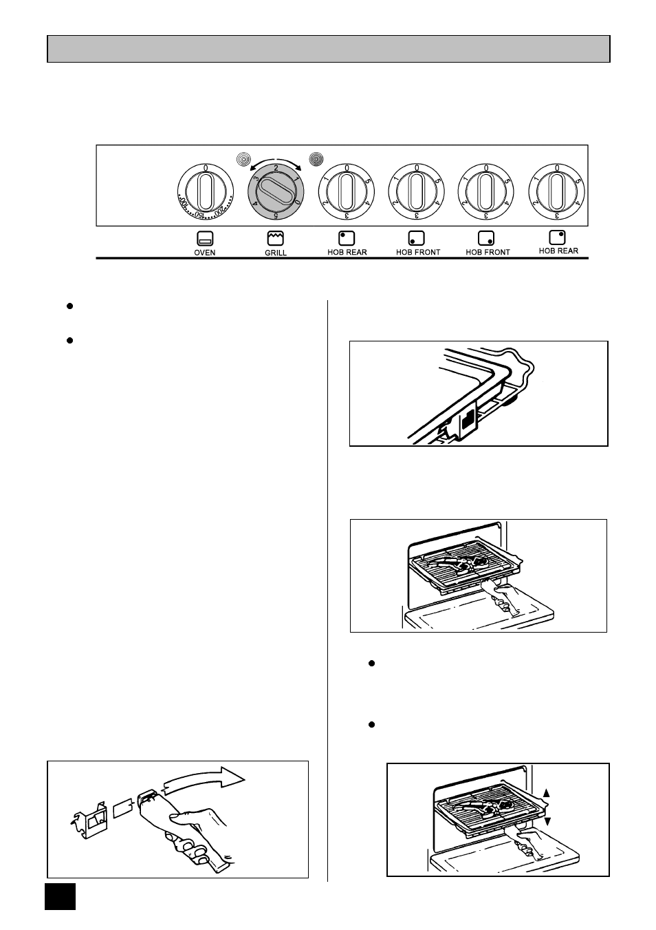 The grill | Tricity Bendix SB 410 User Manual | Page 12 / 28