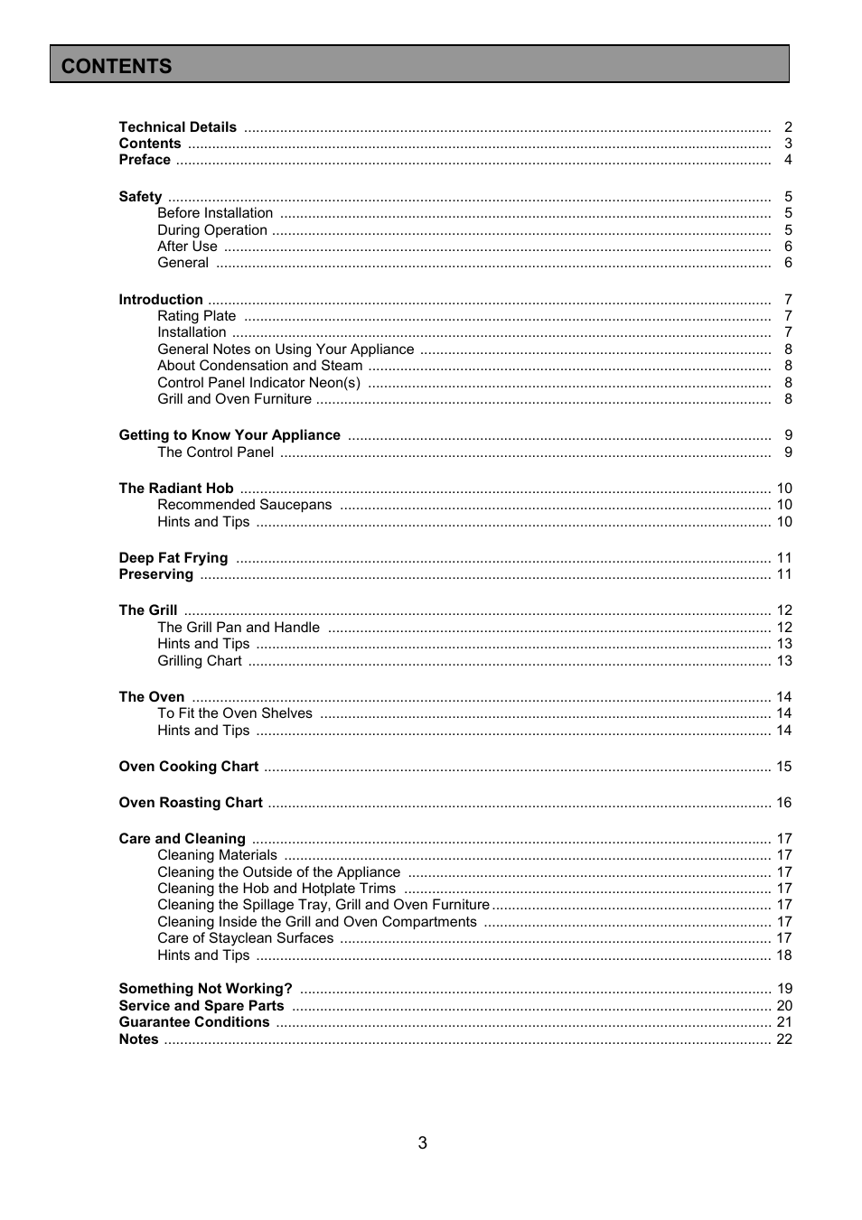 Tricity Bendix SB200/3 User Manual | Page 3 / 24