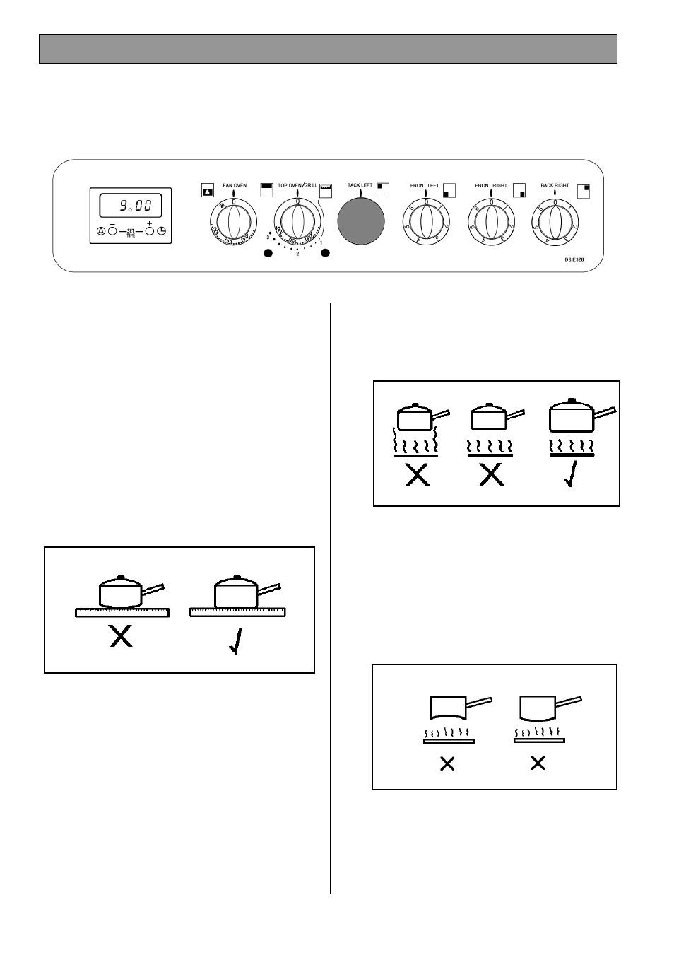 The sealed hotplates | Tricity Bendix DSIE328 User Manual | Page 13 / 32