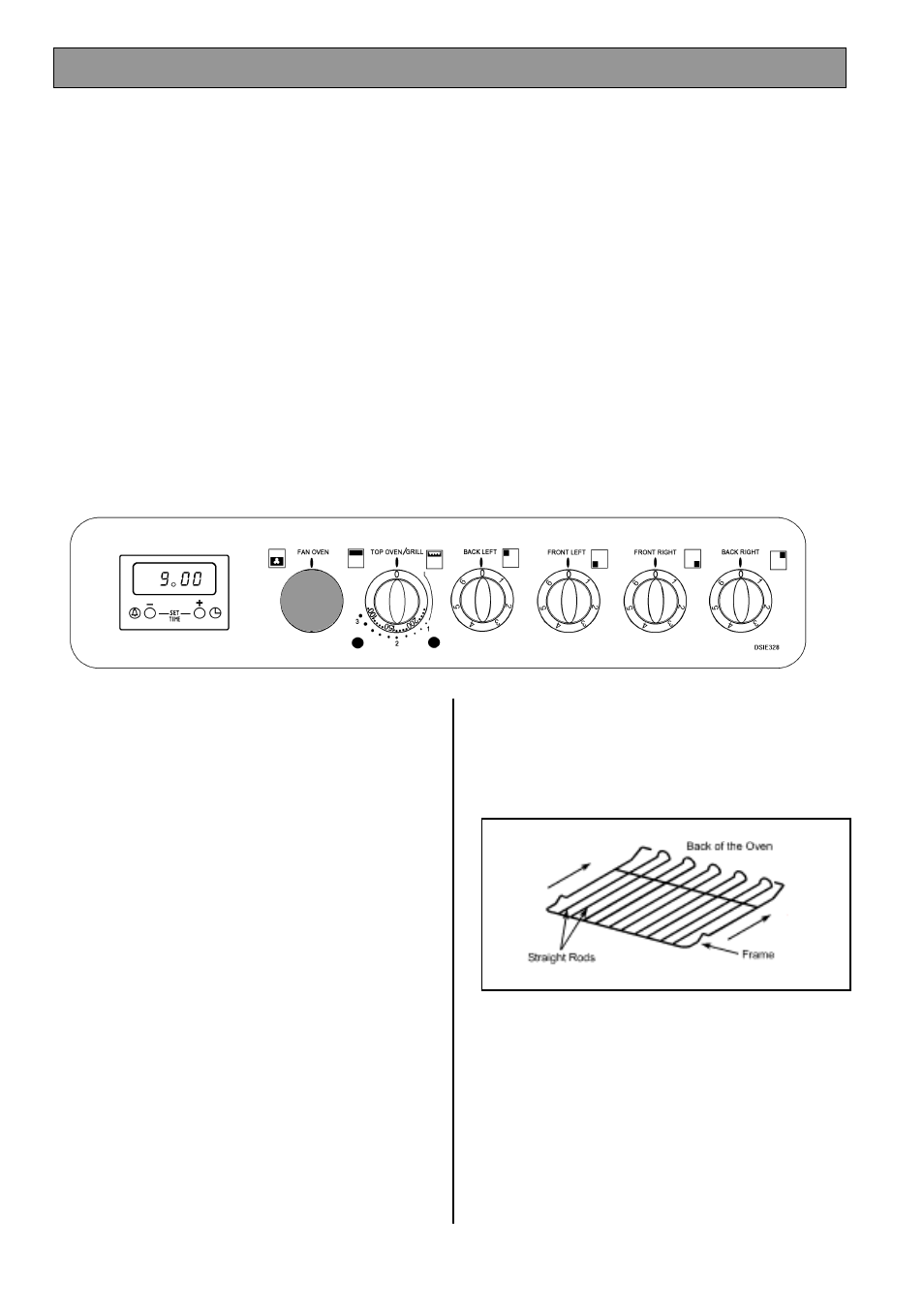 The main fan oven | Tricity Bendix DSIE328 User Manual | Page 19 / 32