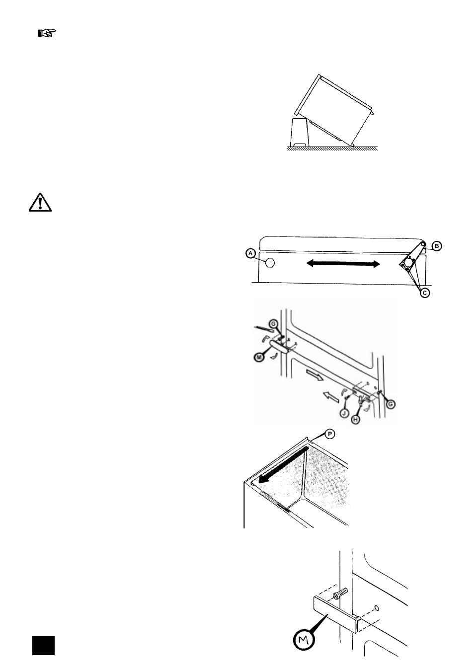 Door reversal | Tricity Bendix FDF107W User Manual | Page 20 / 24