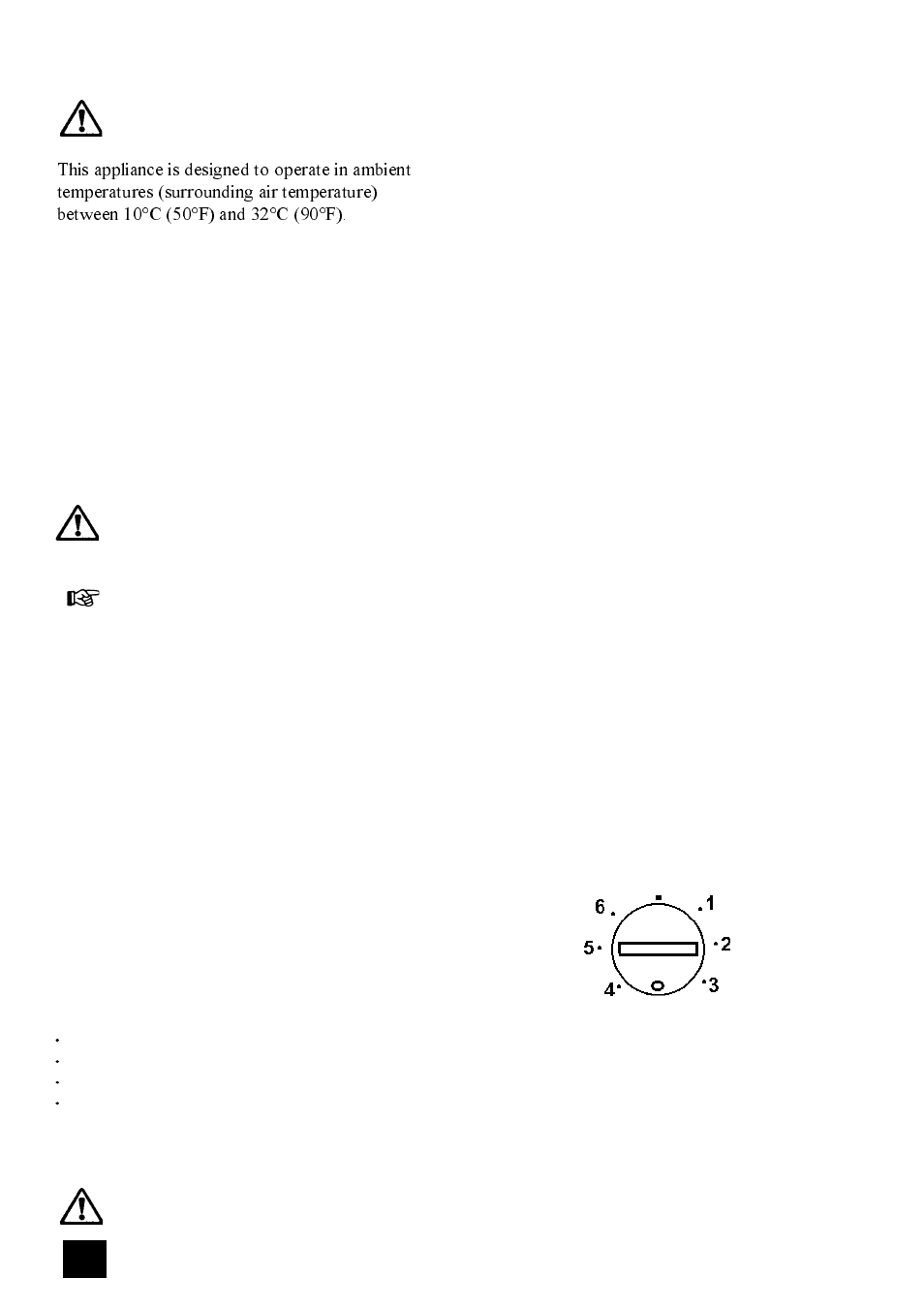 Using the appliance, Before use, Thermostat control | Tricity Bendix FDF107W User Manual | Page 6 / 24