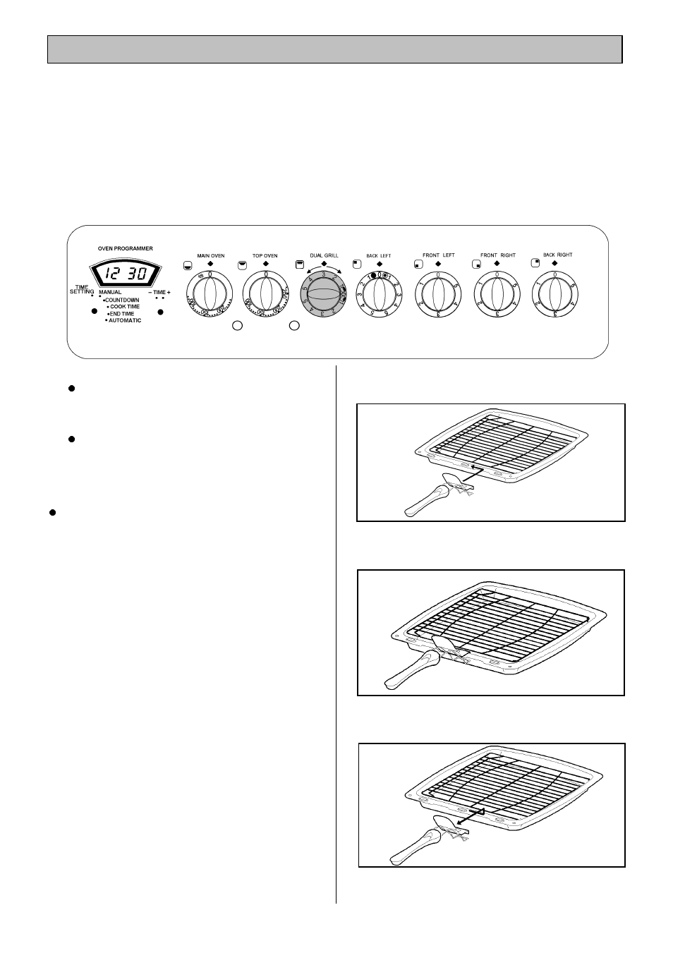 The dual grill | Tricity Bendix SIE 532 User Manual | Page 16 / 36