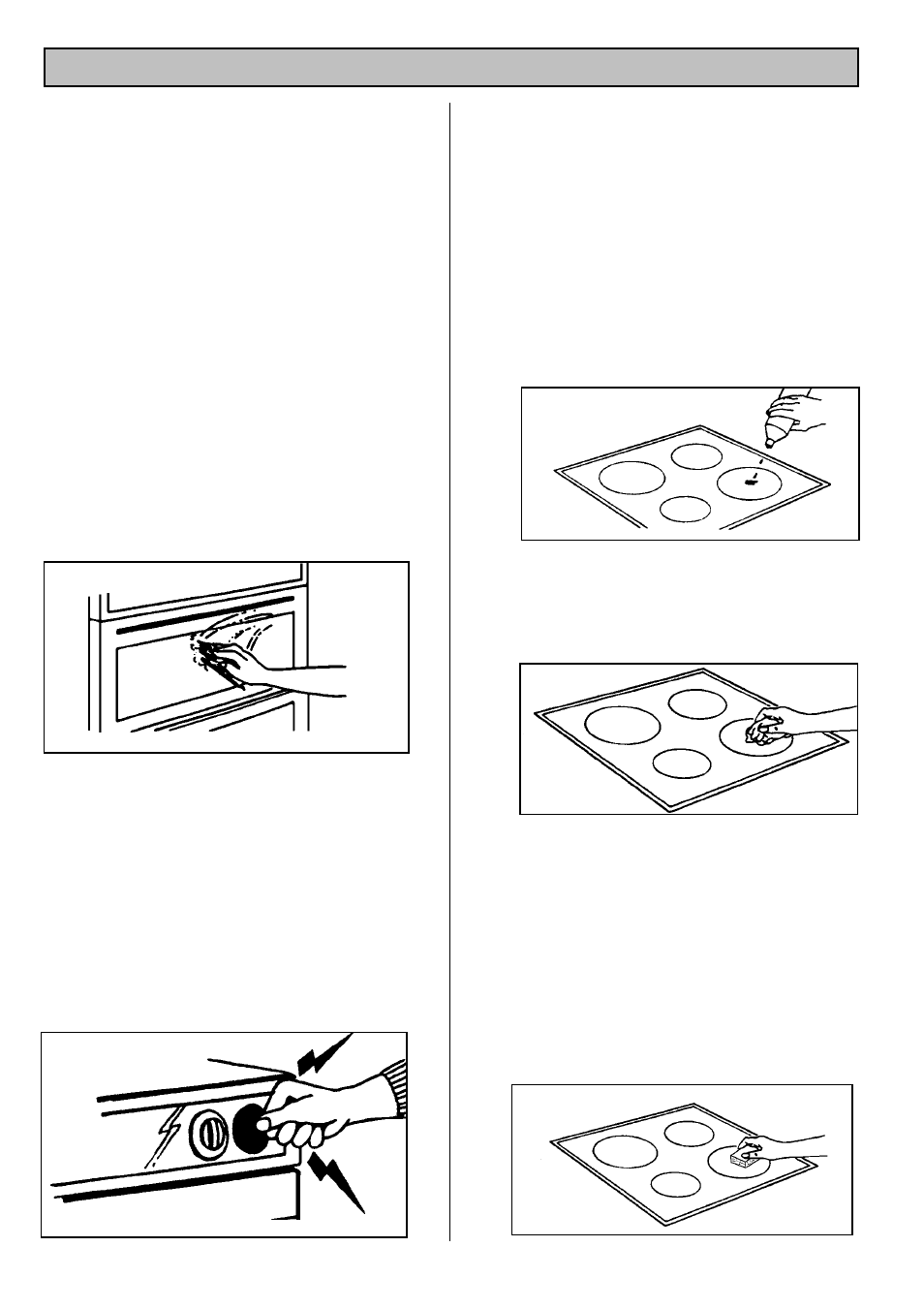 Care and cleaning | Tricity Bendix SIE 532 User Manual | Page 25 / 36