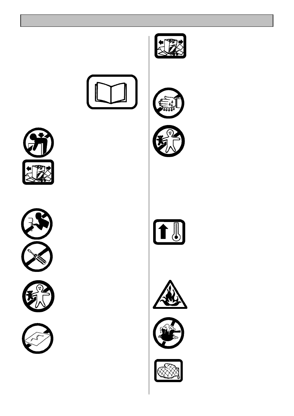 Safety | Tricity Bendix SIE 532 User Manual | Page 6 / 36