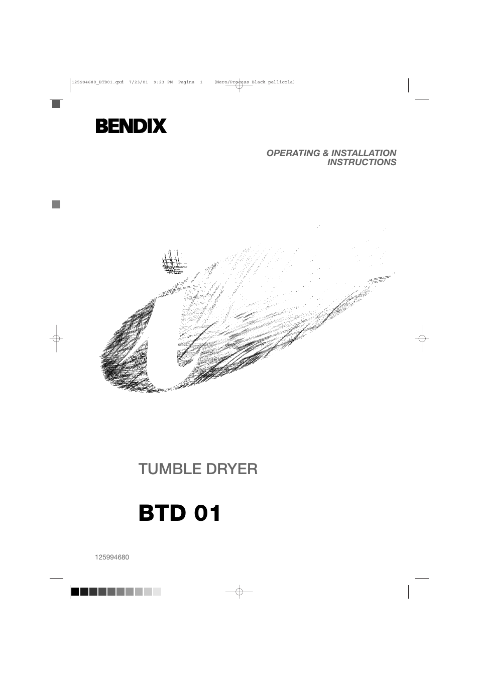 Tricity Bendix BTD 01 User Manual | 18 pages