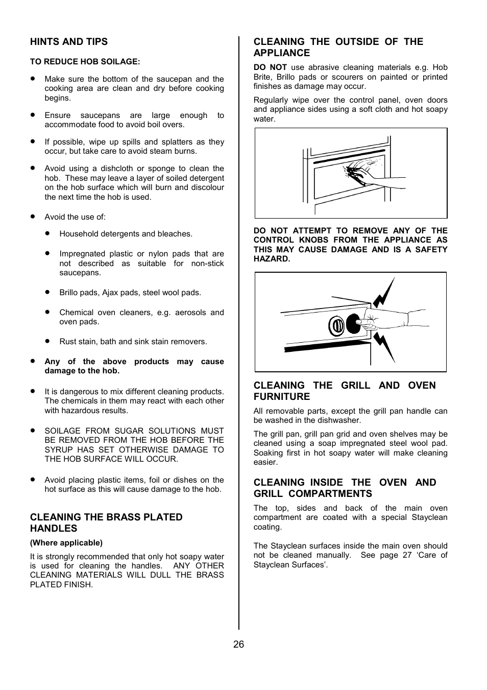 Tricity Bendix CSE551 User Manual | Page 26 / 32
