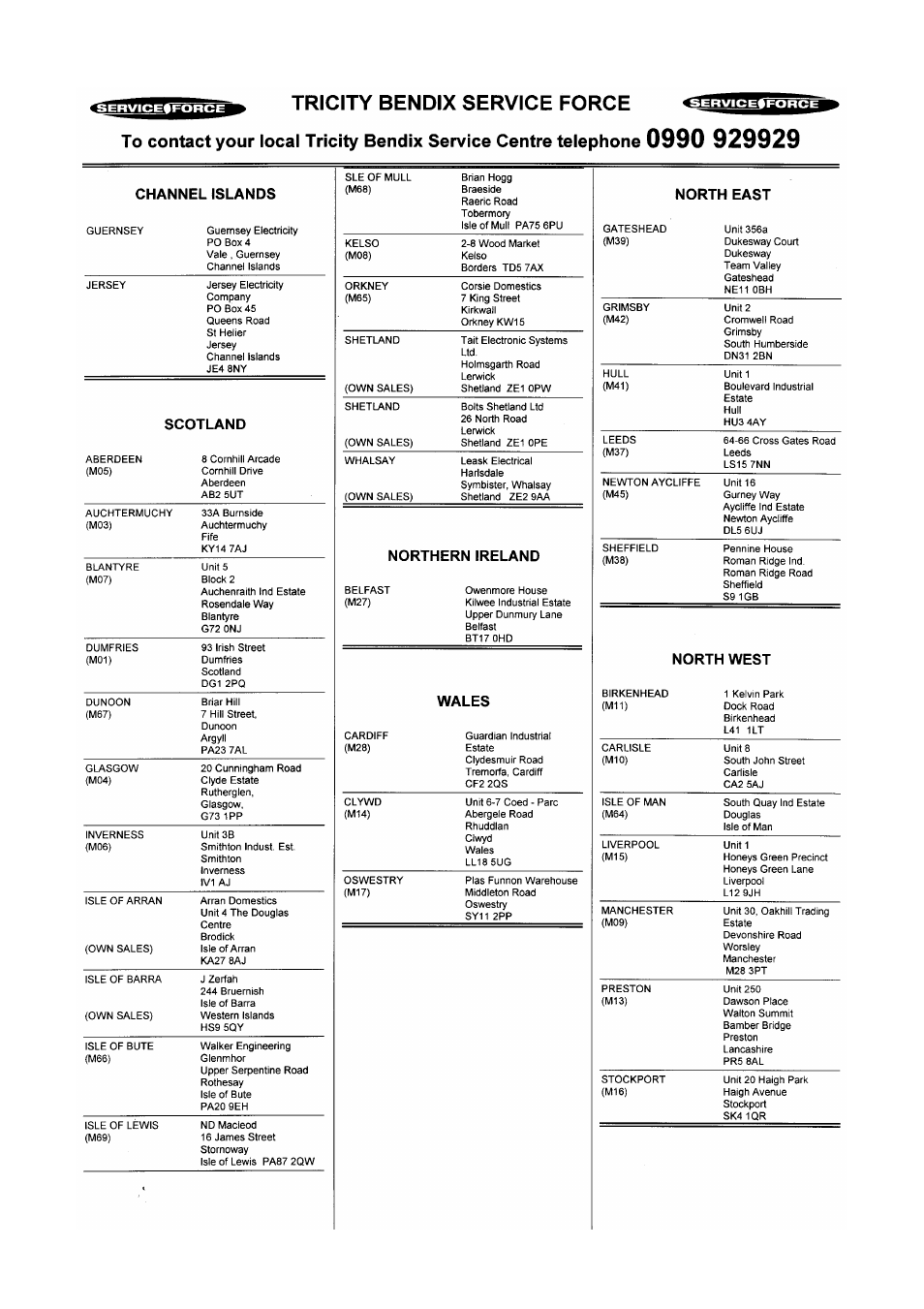 Tricity Bendix WDR 1020 User Manual | Page 25 / 32
