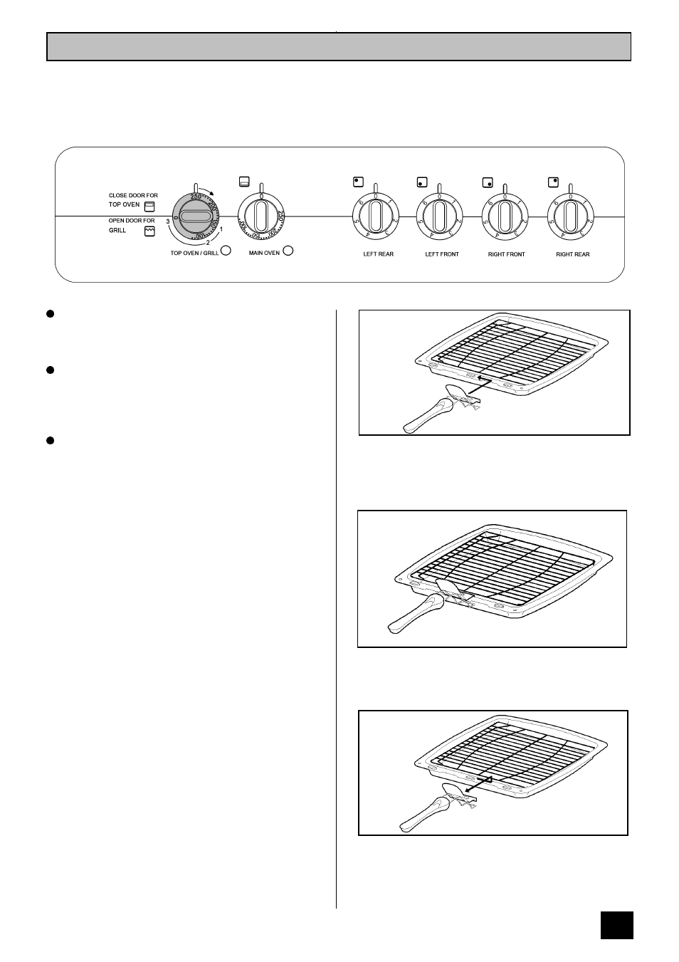 The grill | Tricity Bendix SI 055 User Manual | Page 13 / 28