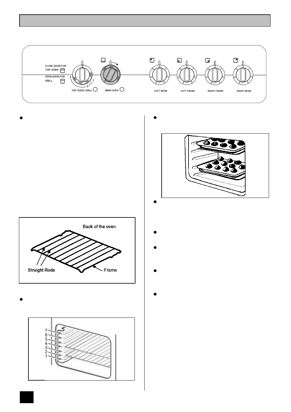 The main oven | Tricity Bendix SI 055 User Manual | Page 18 / 28