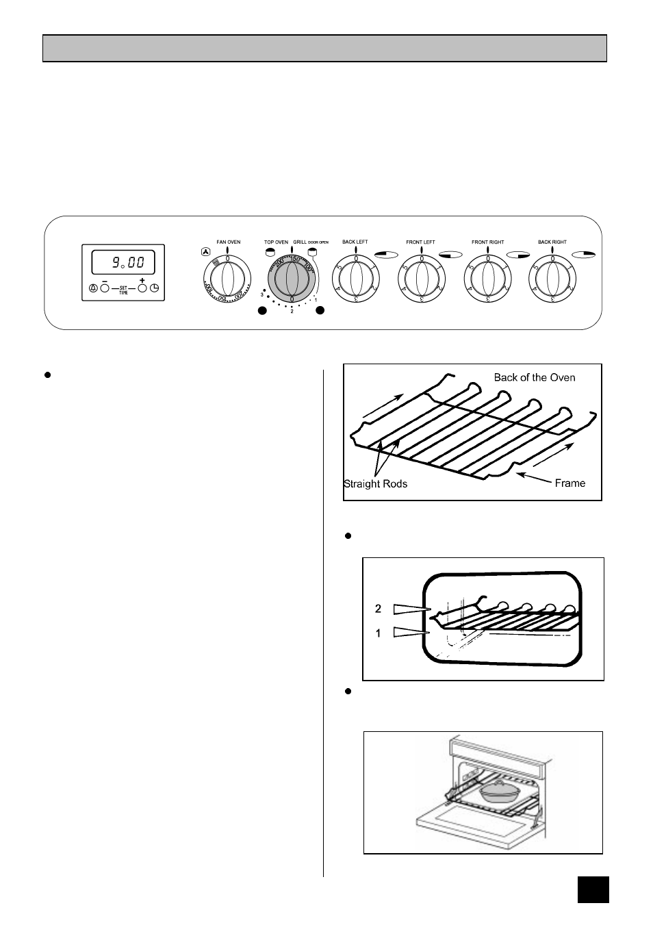 The top oven | Tricity Bendix DSIE 343 User Manual | Page 17 / 32