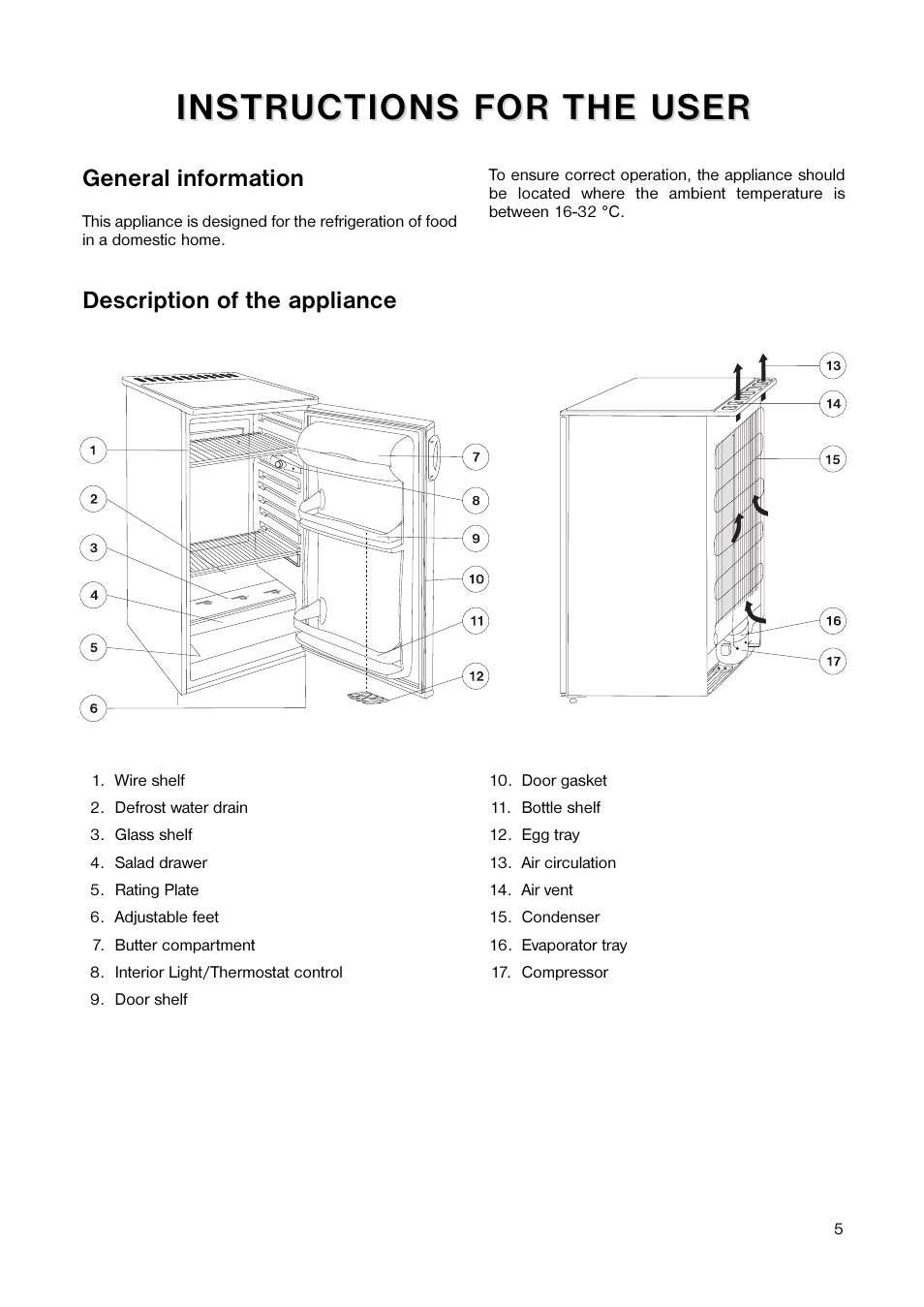 Tricity Bendix TB 60 L User Manual | Page 5 / 16