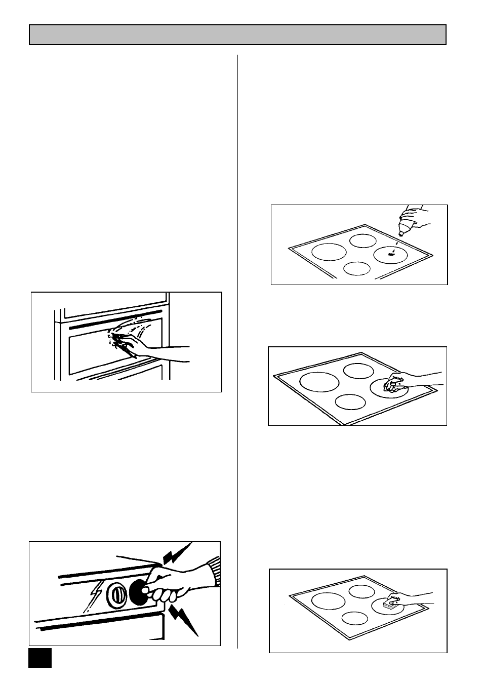 Care and cleaning | Tricity Bendix SIE 459 User Manual | Page 24 / 36
