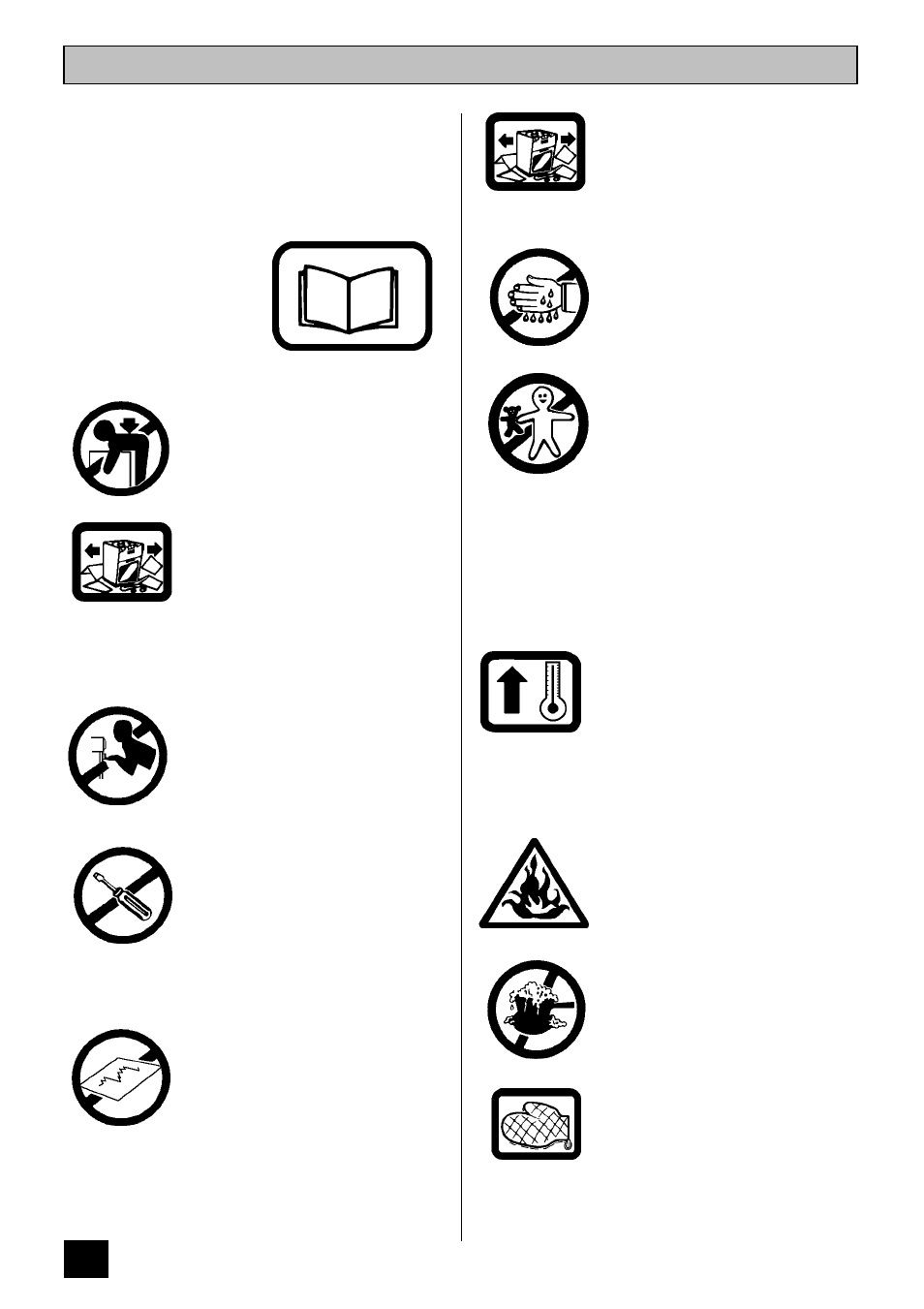 Safety | Tricity Bendix SIE 459 User Manual | Page 6 / 36