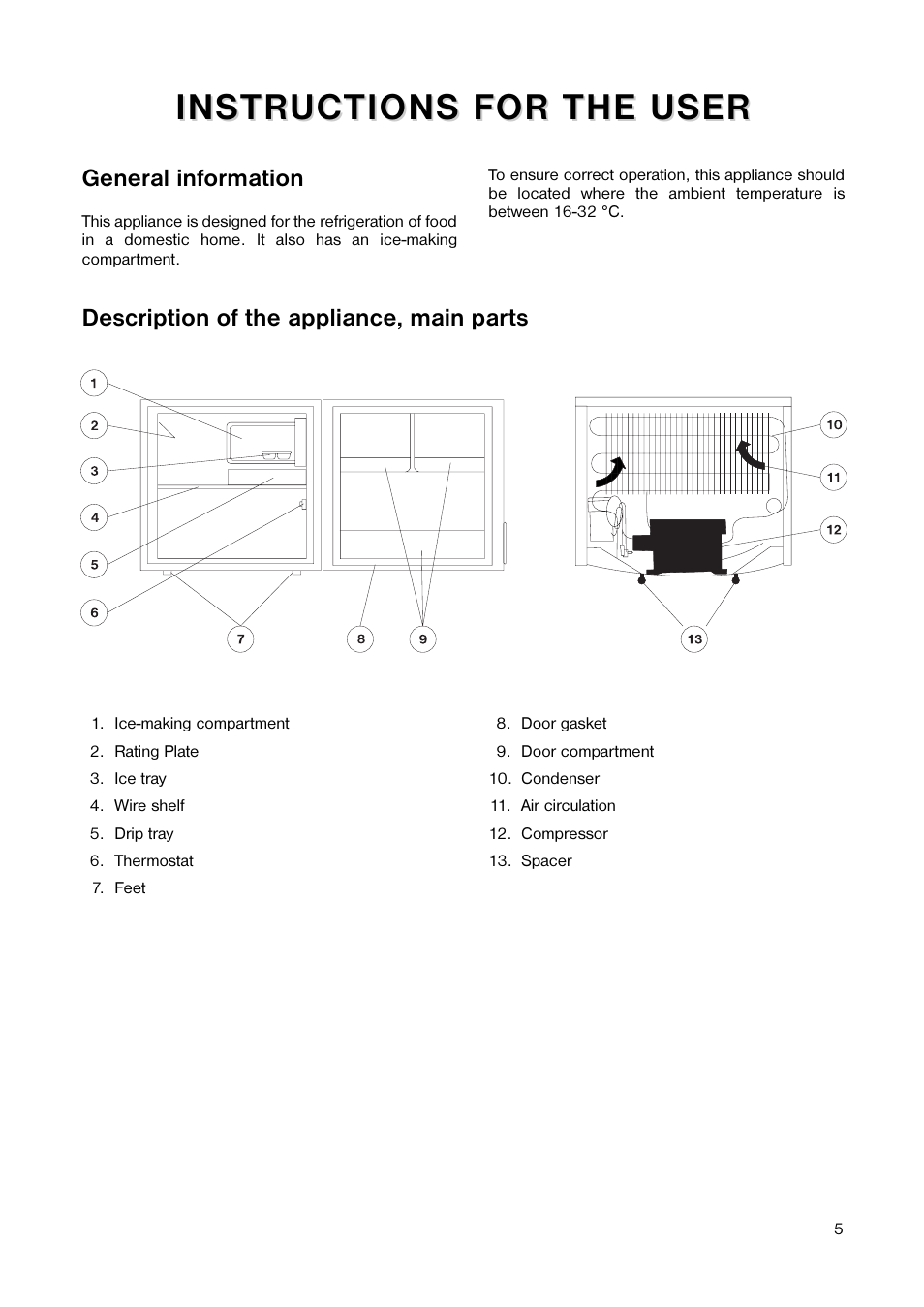 Tricity Bendix TB 25 TR User Manual | Page 5 / 16