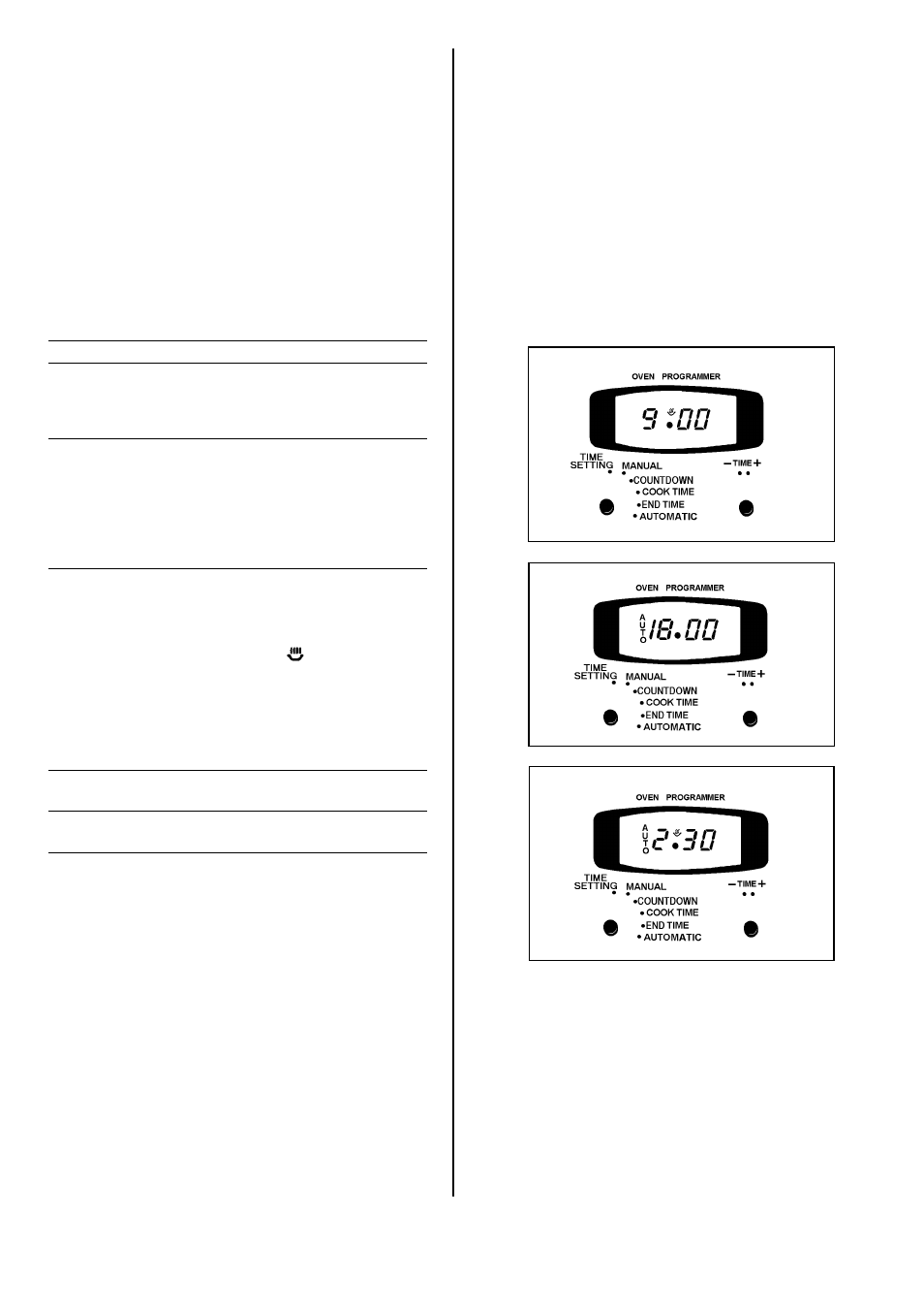 13 automatic control, Setting the controls for automatic use | Tricity Bendix CSIE508 User Manual | Page 13 / 32