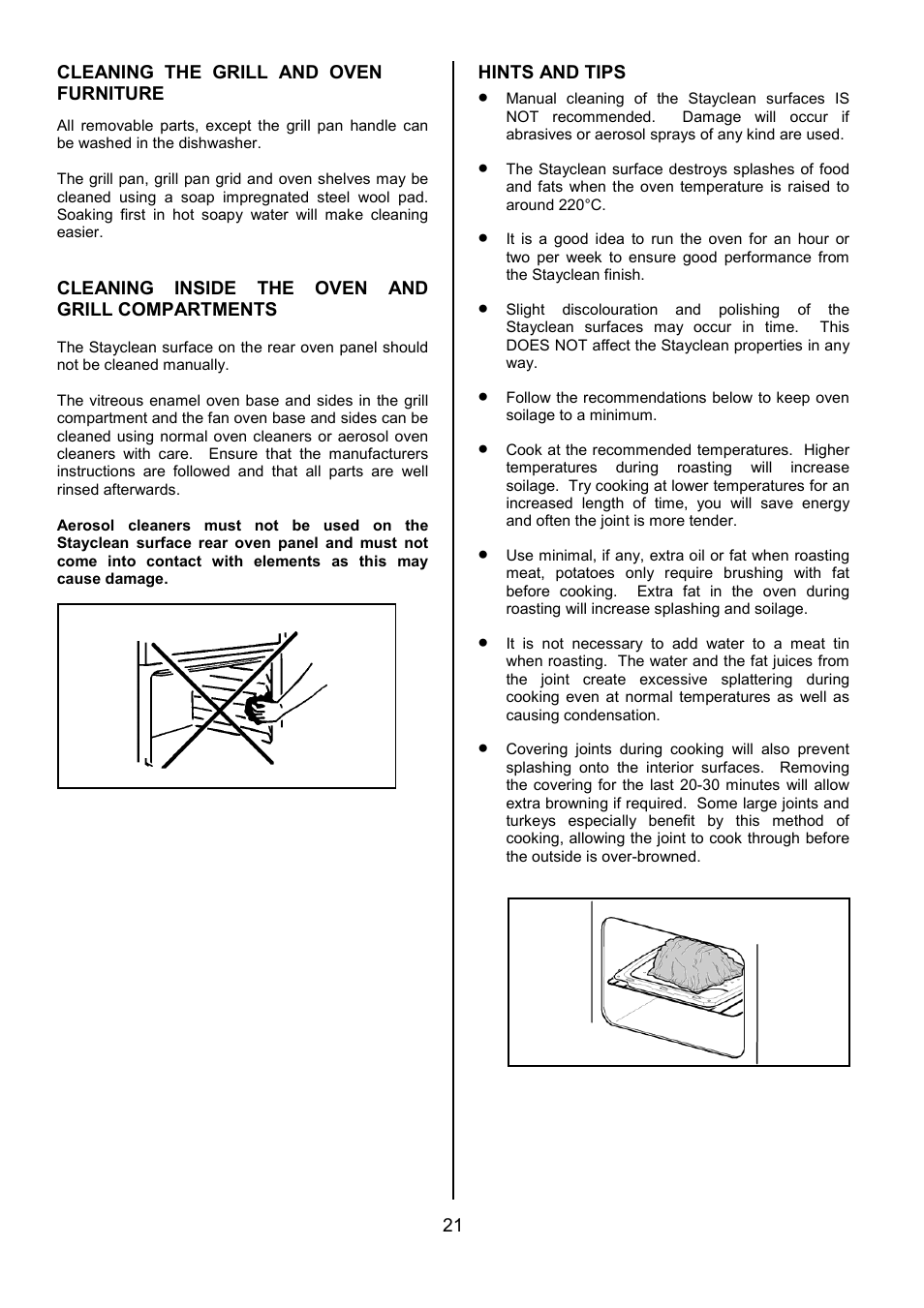 Tricity Bendix CSE327 User Manual | Page 21 / 28