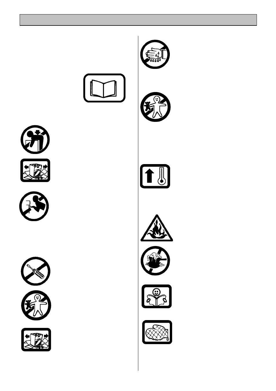 Safety | Tricity Bendix TBD913 User Manual | Page 5 / 36