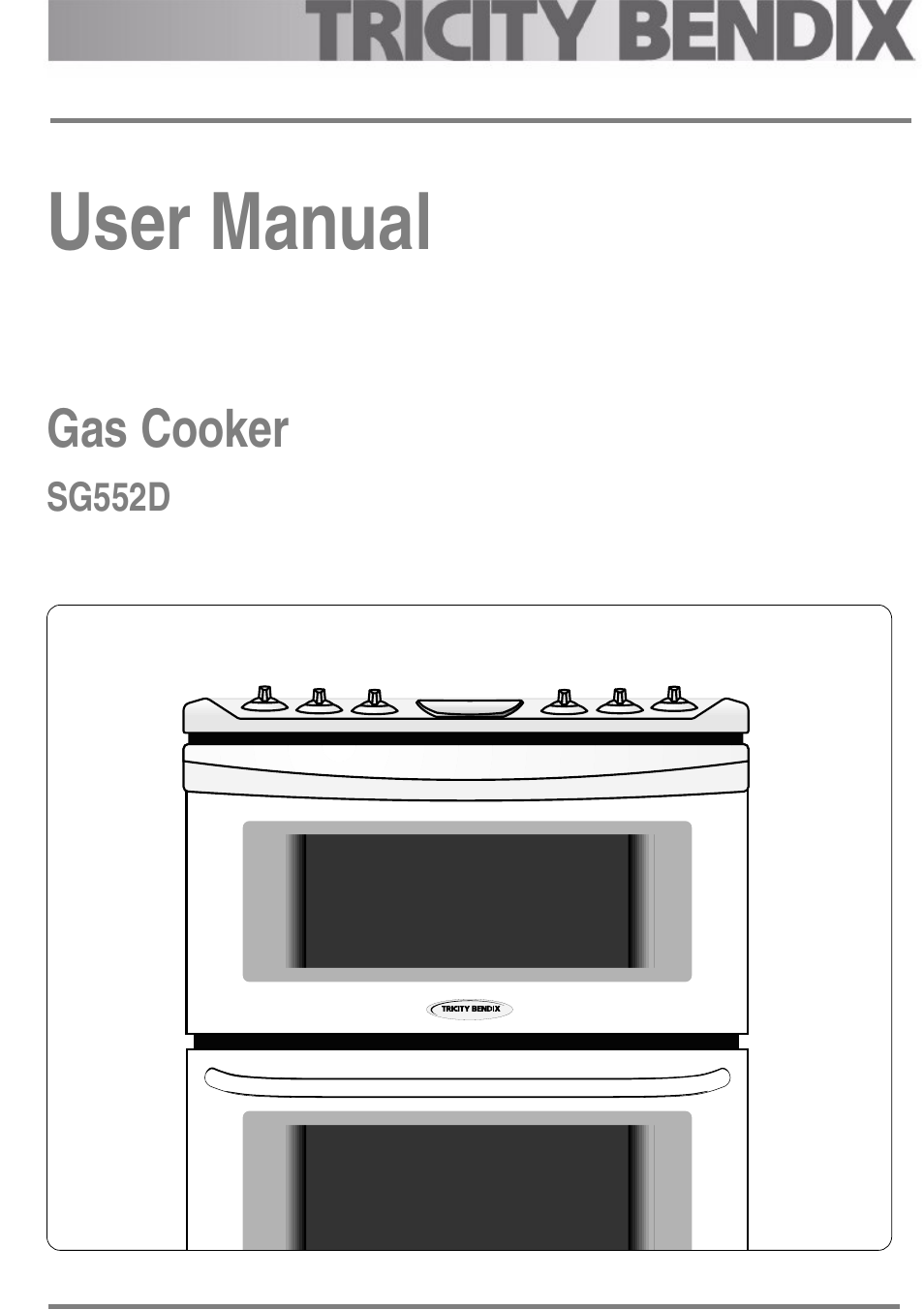 Tricity Bendix SG552D User Manual | 36 pages