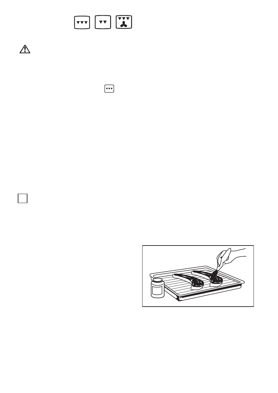 Grilling, Hints and tips | Tricity Bendix TBS 605 User Manual | Page 15 / 26