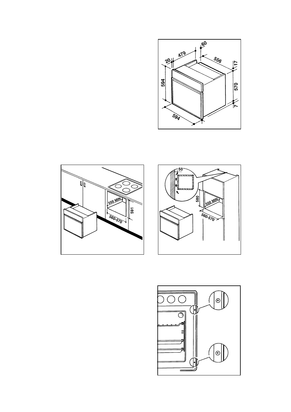 Building in | Tricity Bendix TBS 605 User Manual | Page 26 / 26