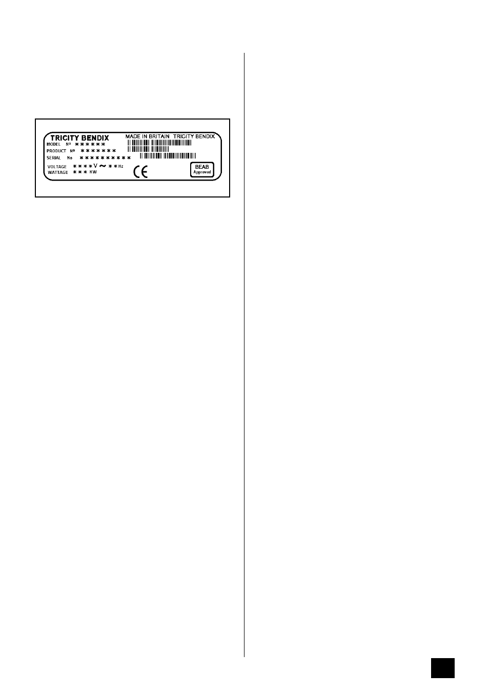 Tricity Bendix BS 631 User Manual | Page 15 / 52