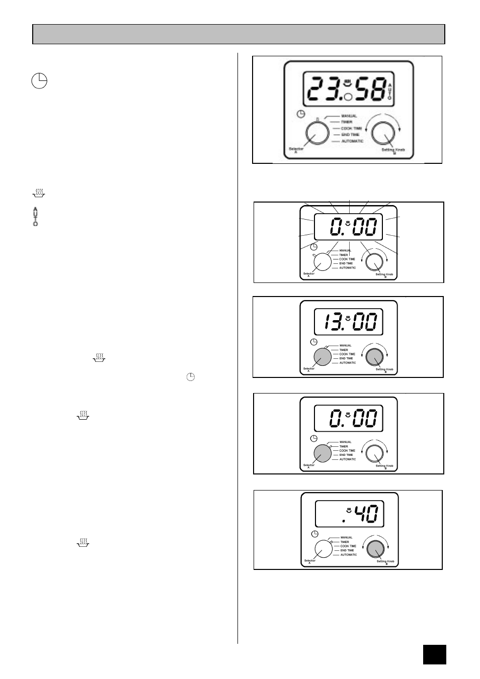 The electronic timer (bs 631) | Tricity Bendix BS 631 User Manual | Page 17 / 52