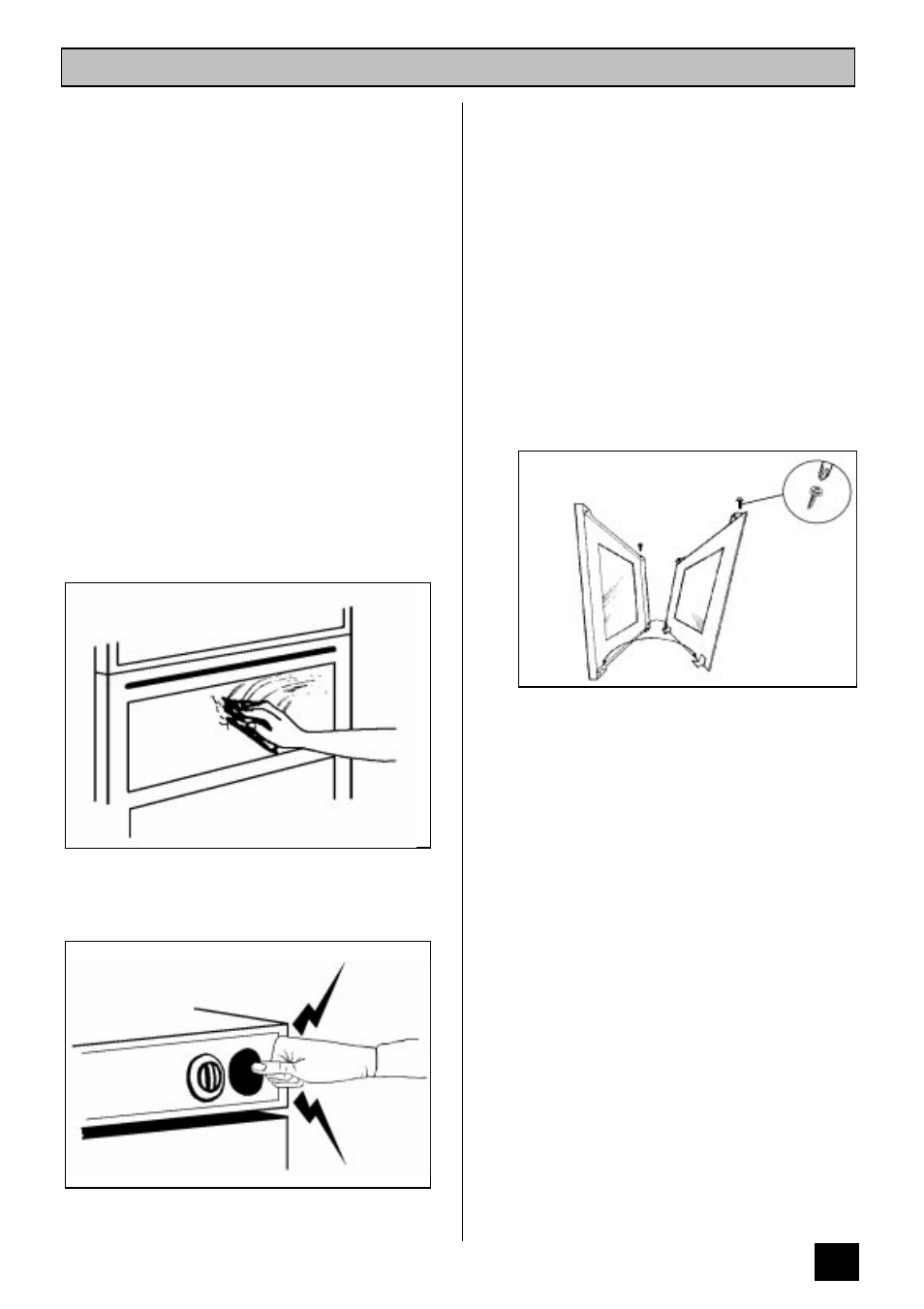 Care and cleaning | Tricity Bendix BS 631 User Manual | Page 43 / 52