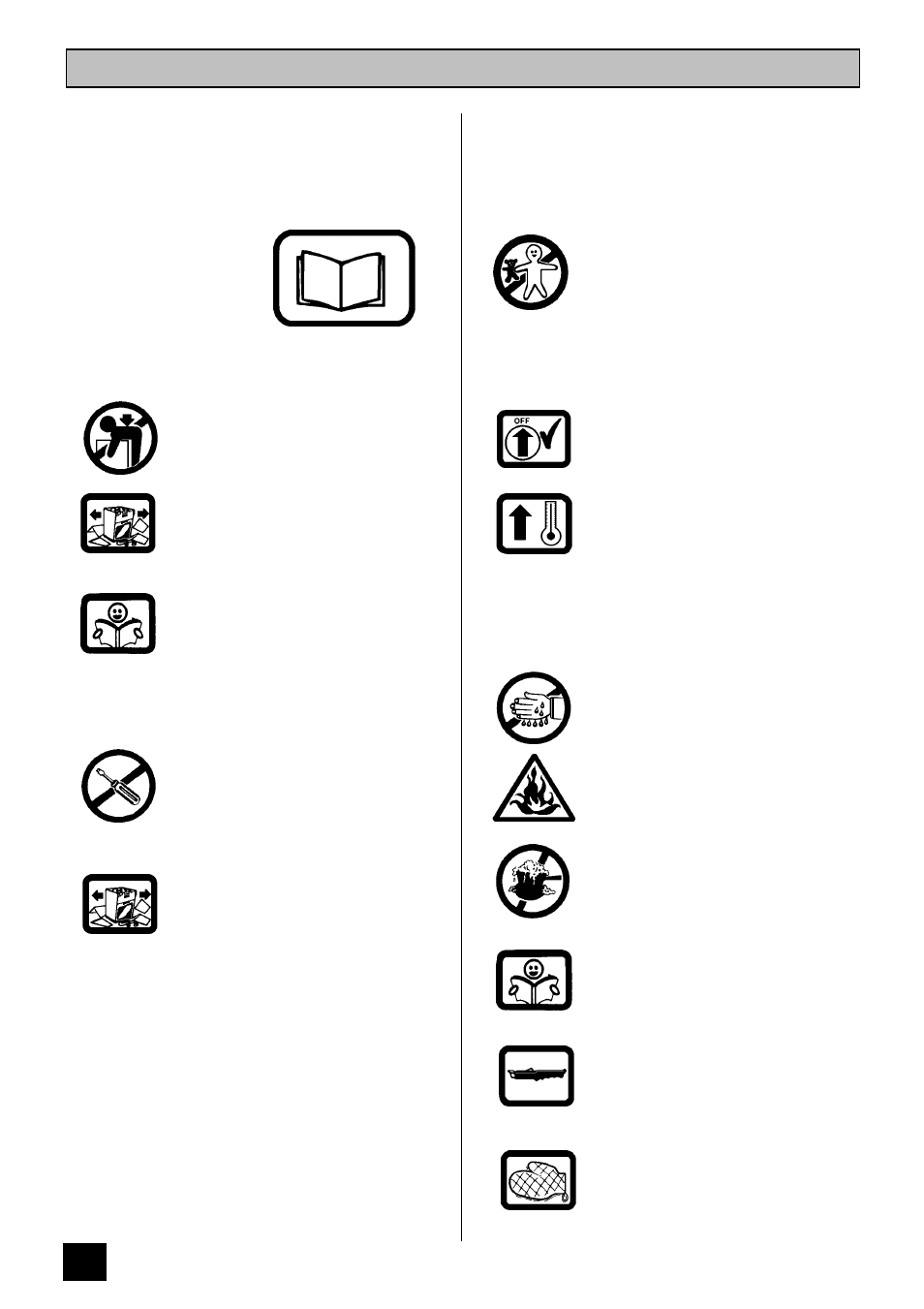 Safety | Tricity Bendix BS 631 User Manual | Page 6 / 52