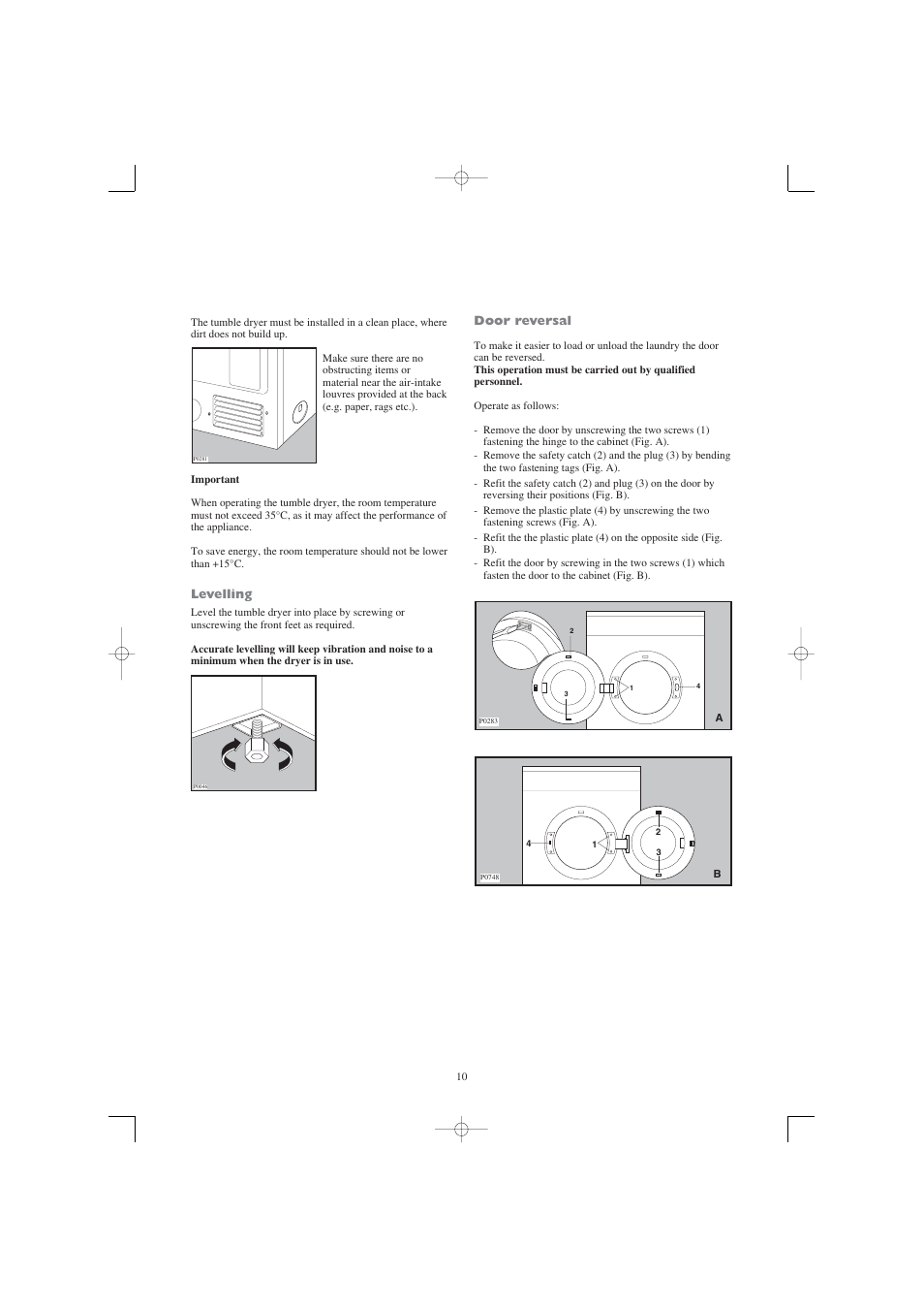 Tricity Bendix TM 220 W User Manual | Page 10 / 12