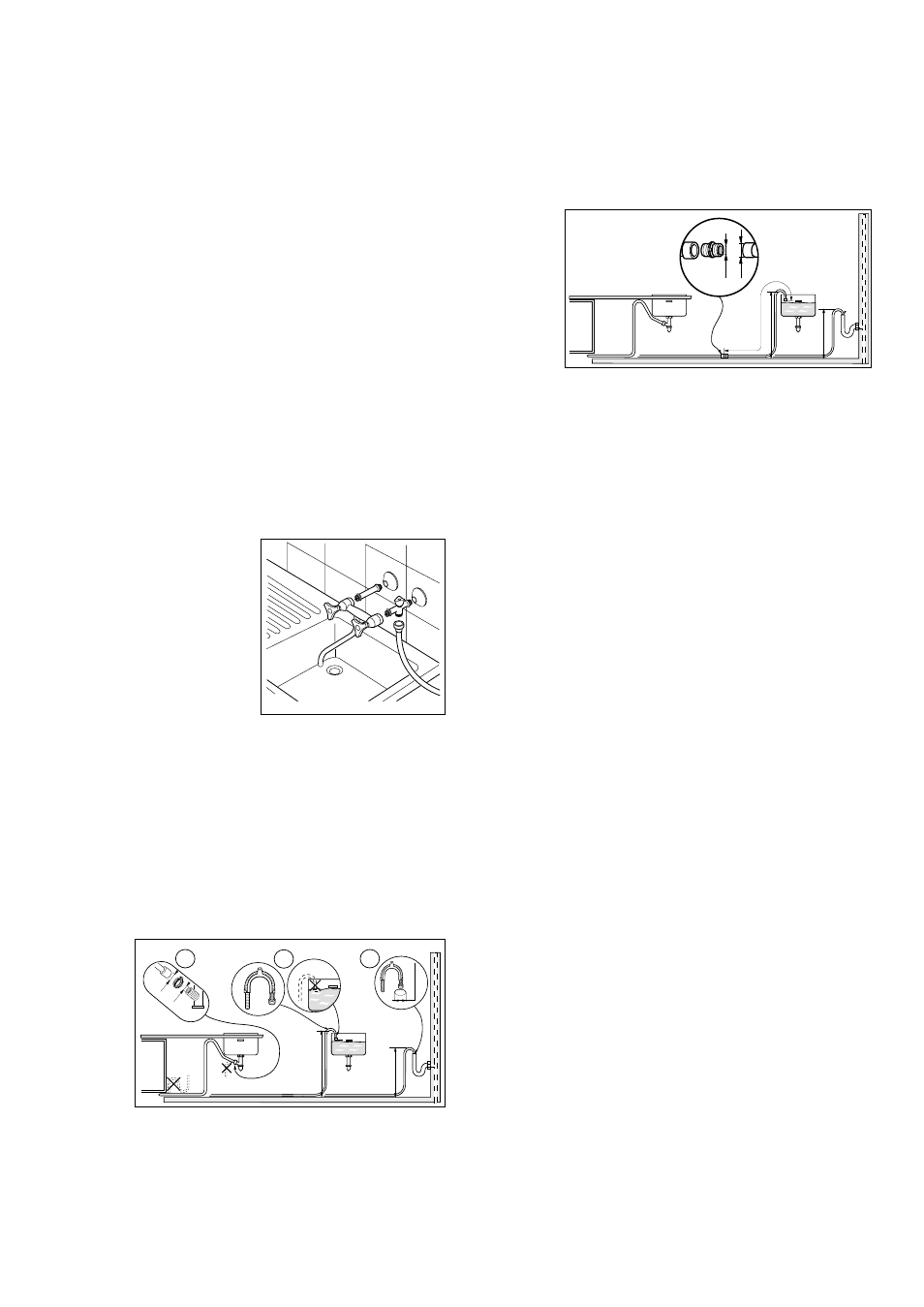 Installation instructions, Water supply connections, Water outlet hose connection | Tricity Bendix BDW 60 User Manual | Page 16 / 20