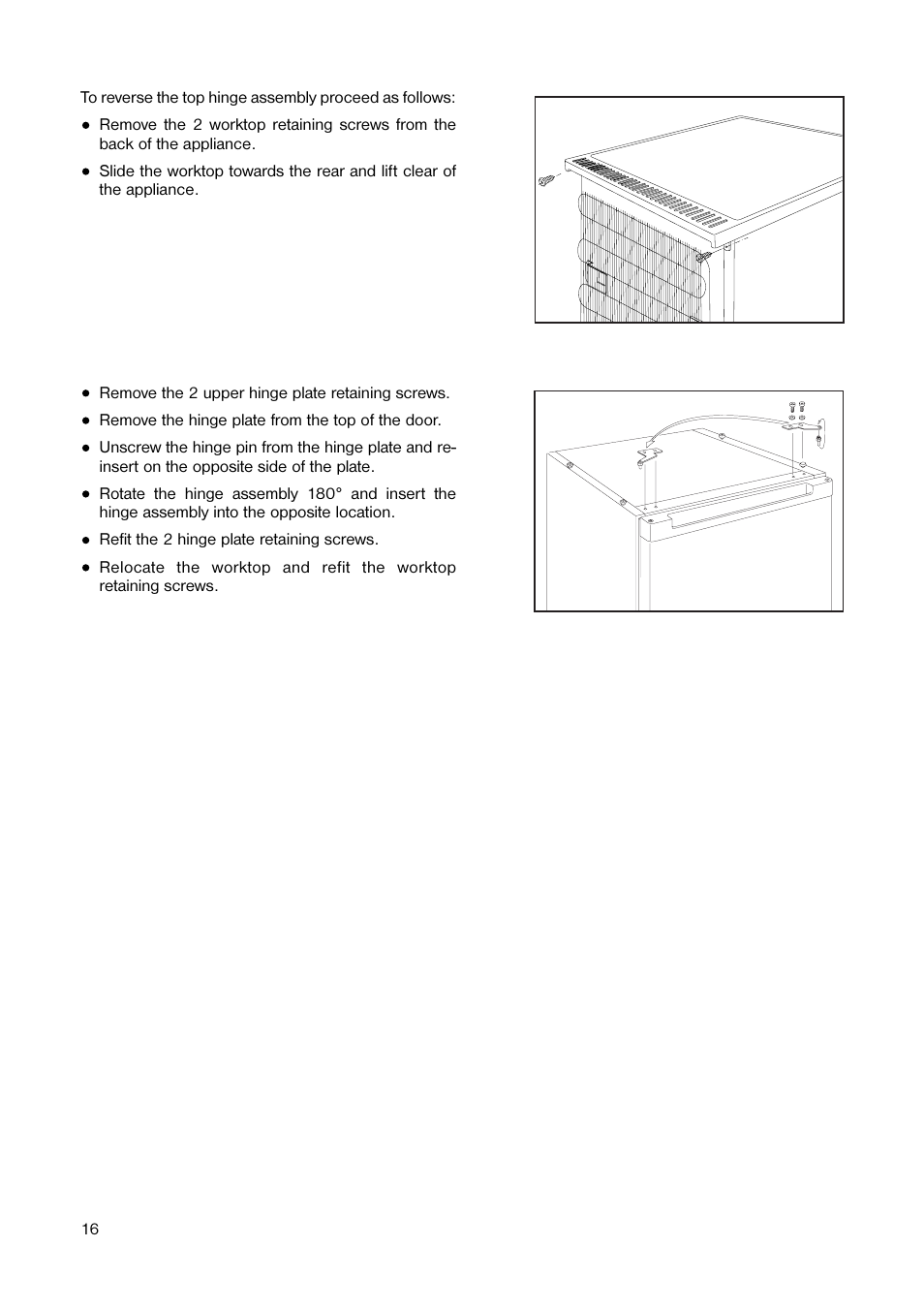 Tricity Bendix TB 58 R User Manual | Page 16 / 20