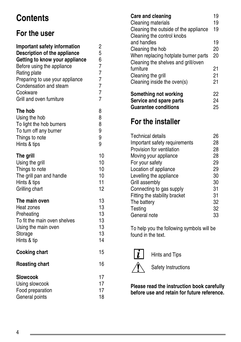 Tricity Bendix L55M2 User Manual | Page 4 / 36