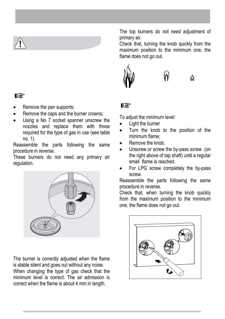 Tricity Bendix SG211X User Manual | Page 26 / 32