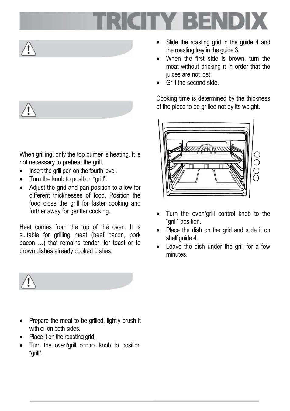 Tricity Bendix SG211X User Manual | Page 9 / 32