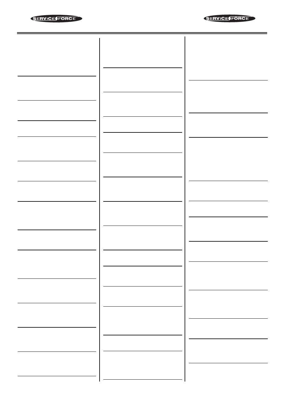 Tricity bendix service force, London & east anglia, South east | South west | Tricity Bendix CSIE 506 X User Manual | Page 23 / 25