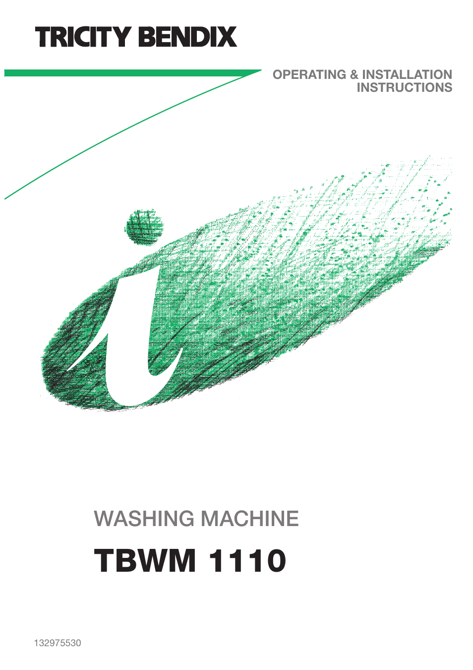 Tricity Bendix TBWM 1110 User Manual | 28 pages