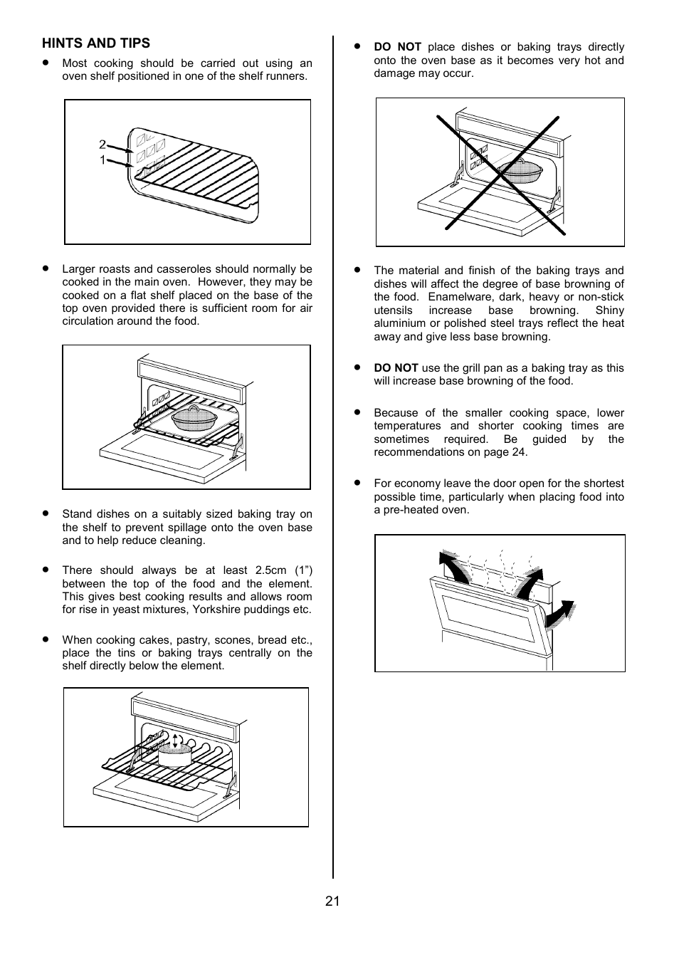 Tricity Bendix SIE555 User Manual | Page 21 / 36