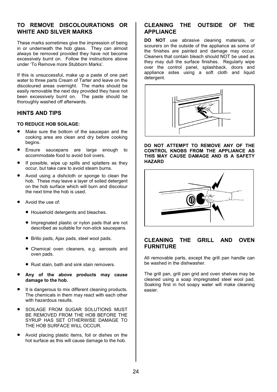 Tricity Bendix SE326 User Manual | Page 24 / 32