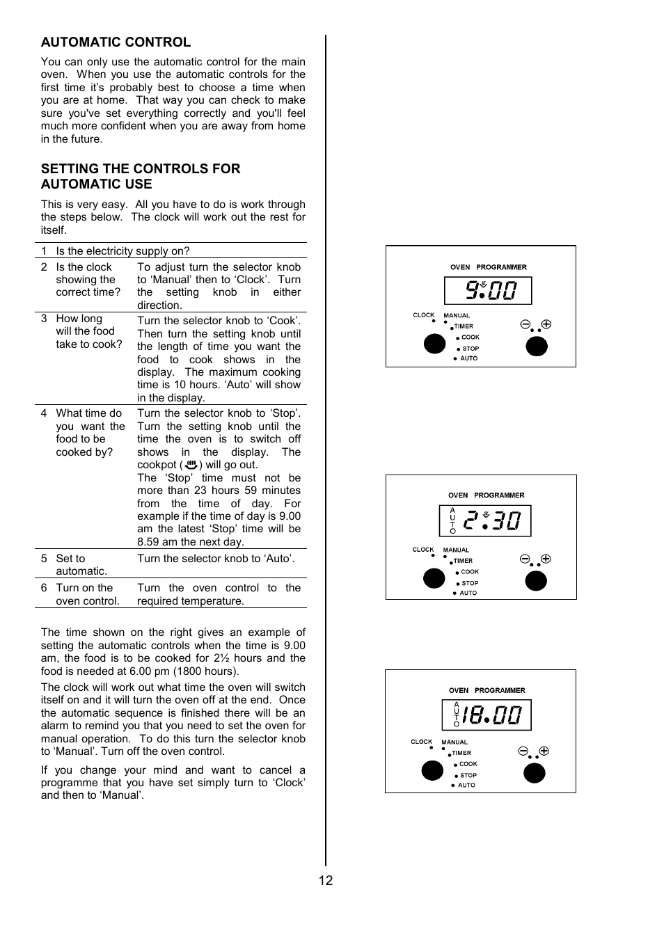 Tricity Bendix SB463 User Manual | Page 12 / 32