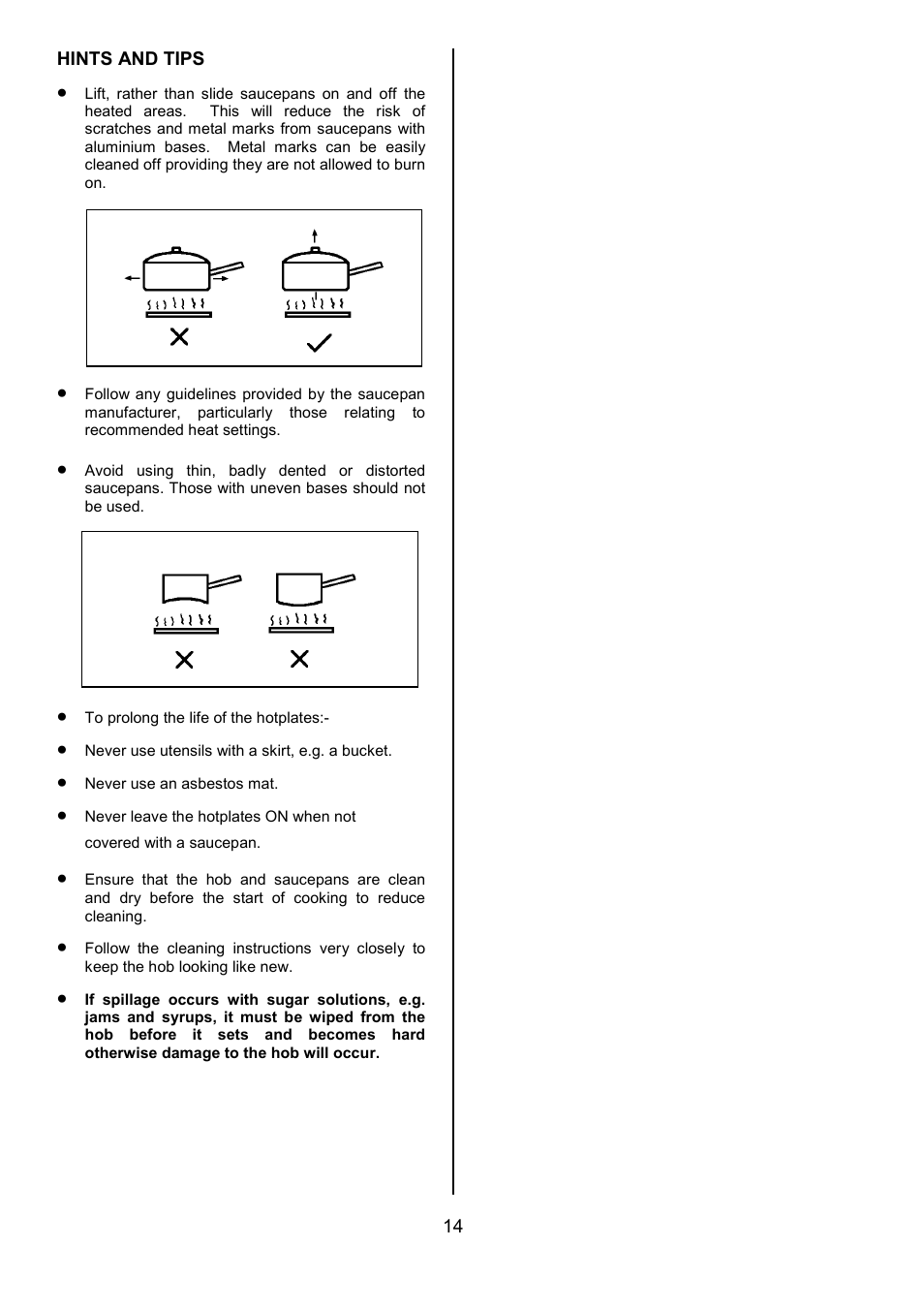 Tricity Bendix SB463 User Manual | Page 14 / 32