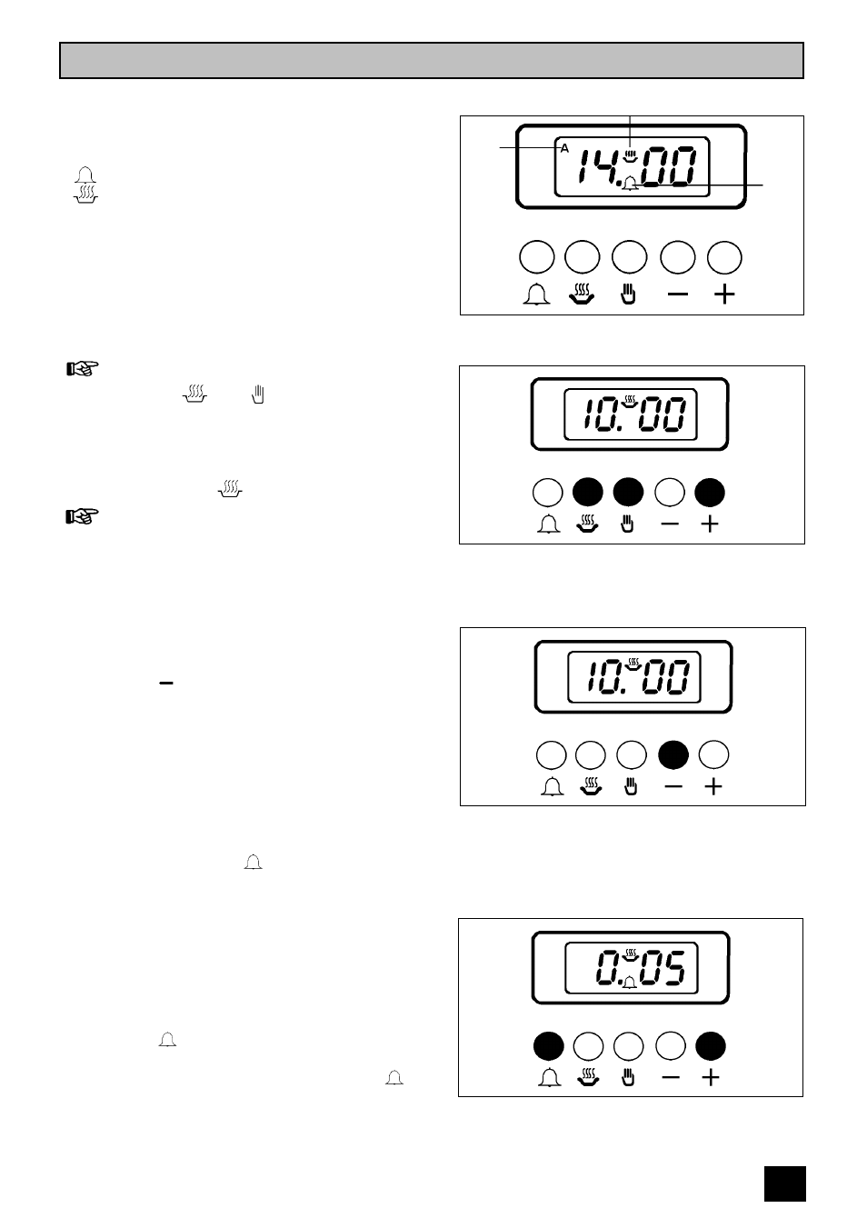 The electronic timer, The minute minder | Tricity Bendix E 715 User Manual | Page 11 / 52