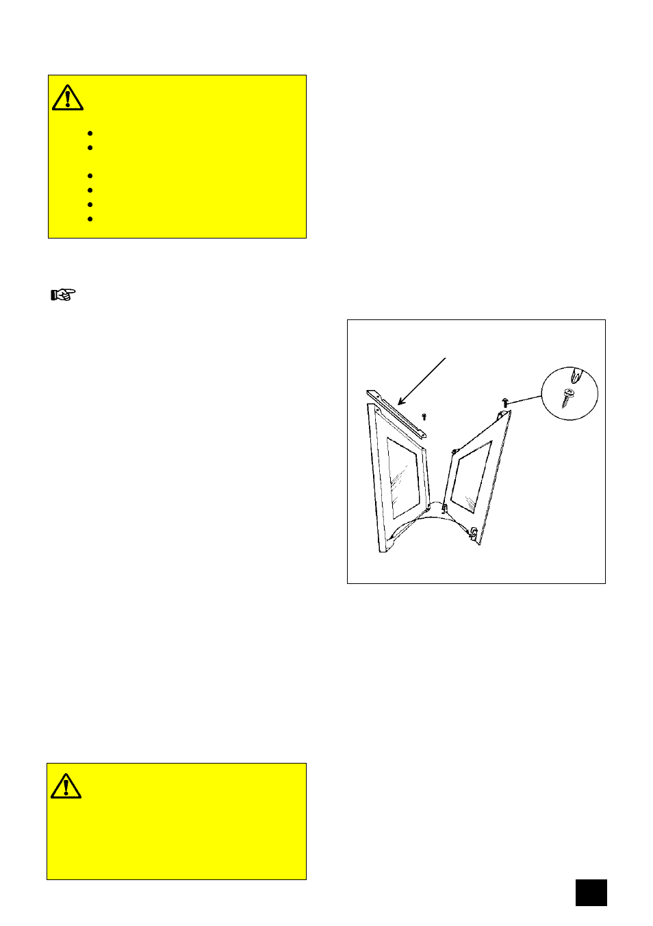 Cleaning the outer and inner door glass panels, Glass | Tricity Bendix E 715 User Manual | Page 29 / 52