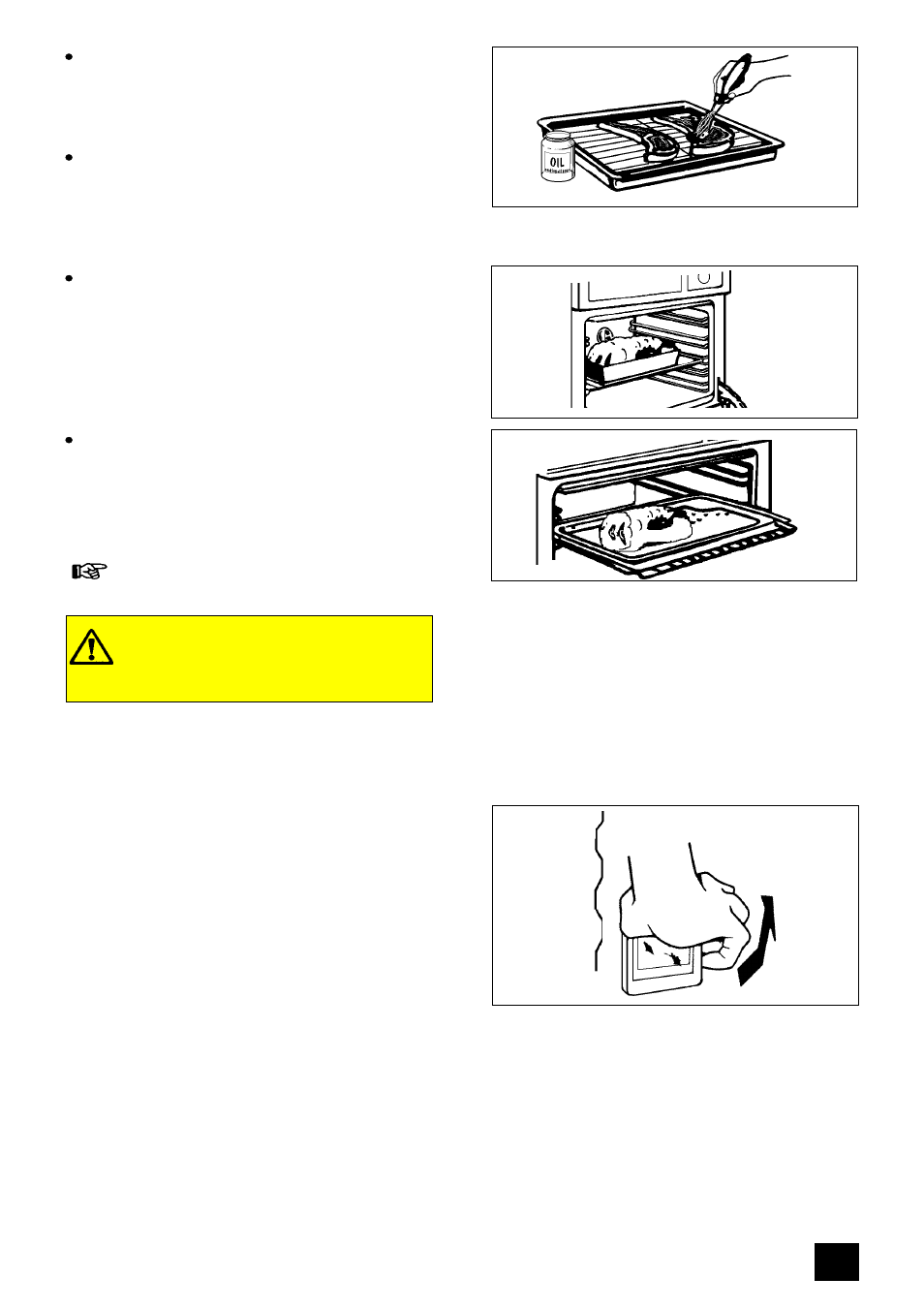 Replacing an oven light bulb | Tricity Bendix E 715 User Manual | Page 33 / 52