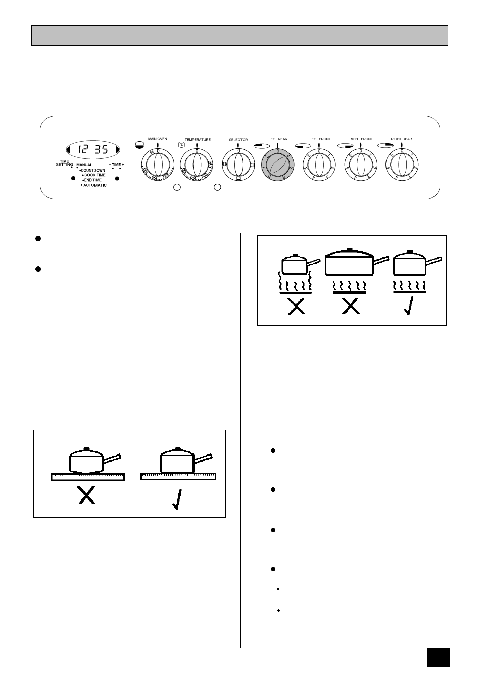 The sealed hotplates | Tricity Bendix SIE 400 User Manual | Page 13 / 32