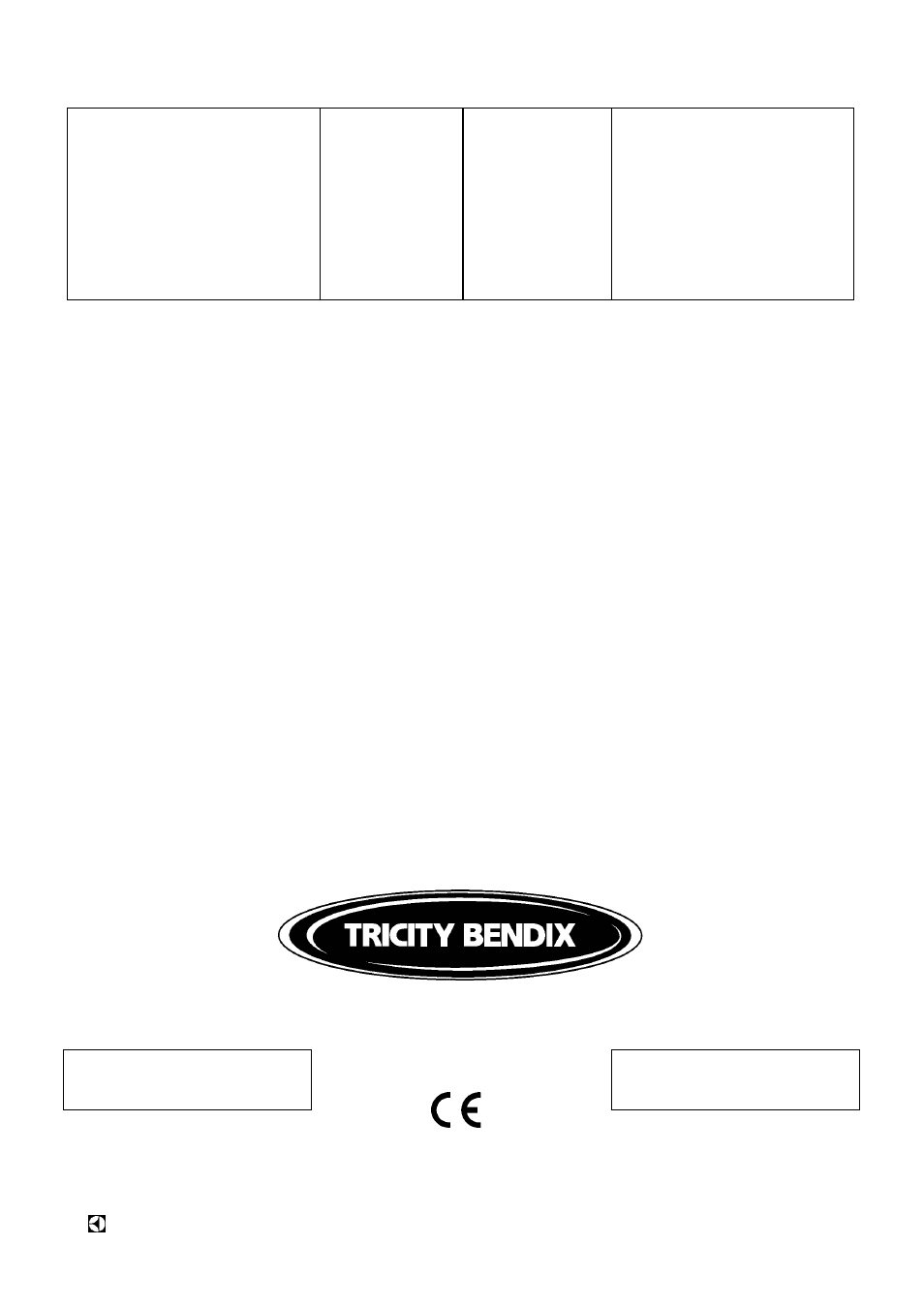 Tricity Bendix SIE 400 User Manual | Page 32 / 32