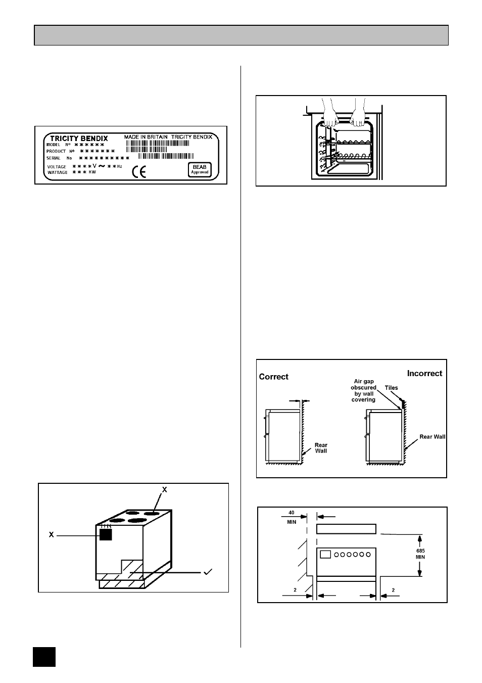 Introduction | Tricity Bendix SIE 400 User Manual | Page 8 / 32