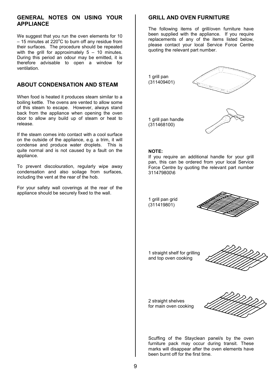 Tricity Bendix SB431 User Manual | Page 9 / 32